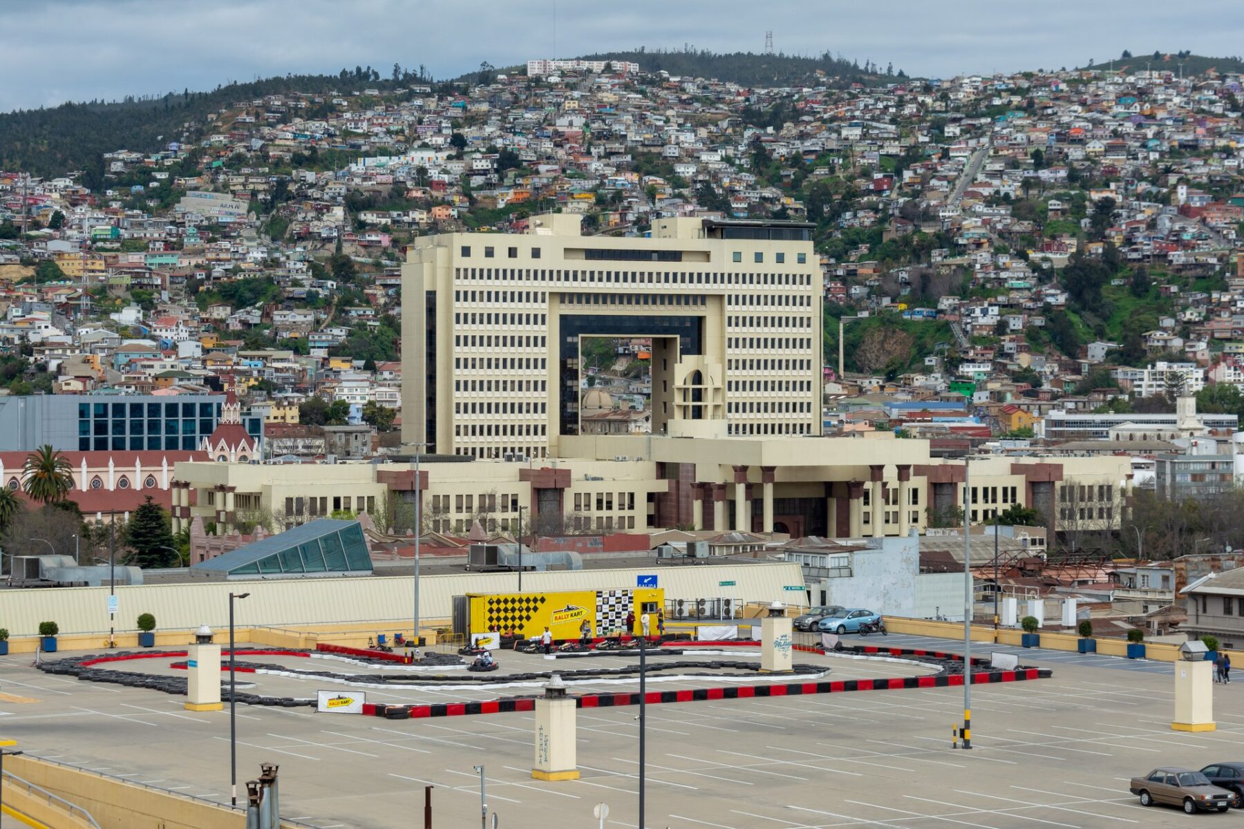 Chile's National Congress building in Valpara\u00edso