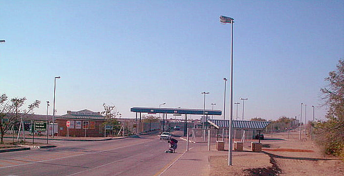 The Beitbridge border post between South Africa and Zimbabwe