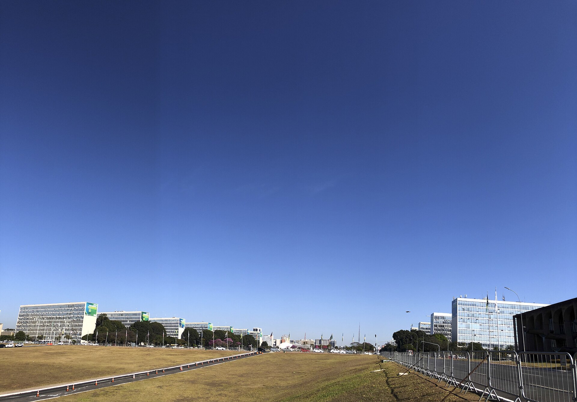 Government buildings along the Esplanada dos Ministérios in Brasília