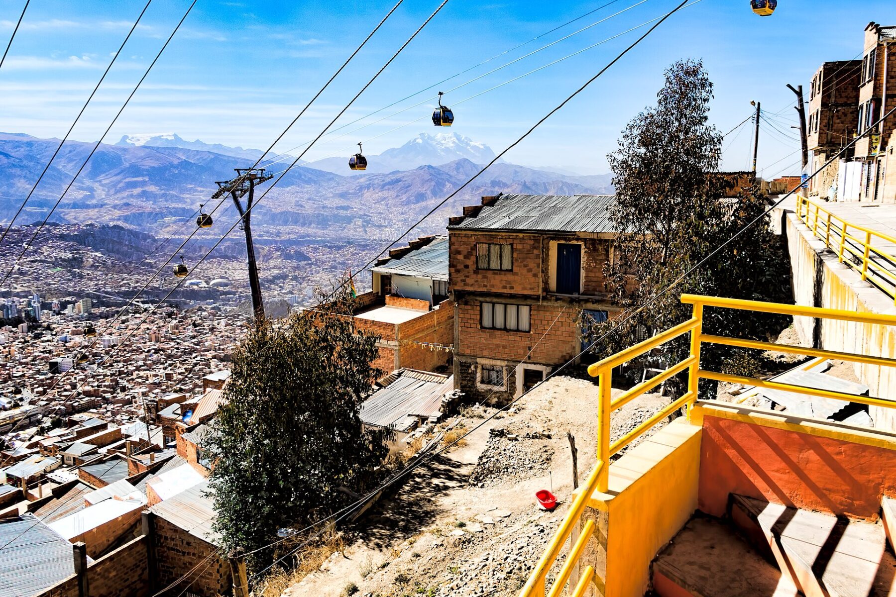 La Paz, where Bolivia's legislature voted to extend the state of exception