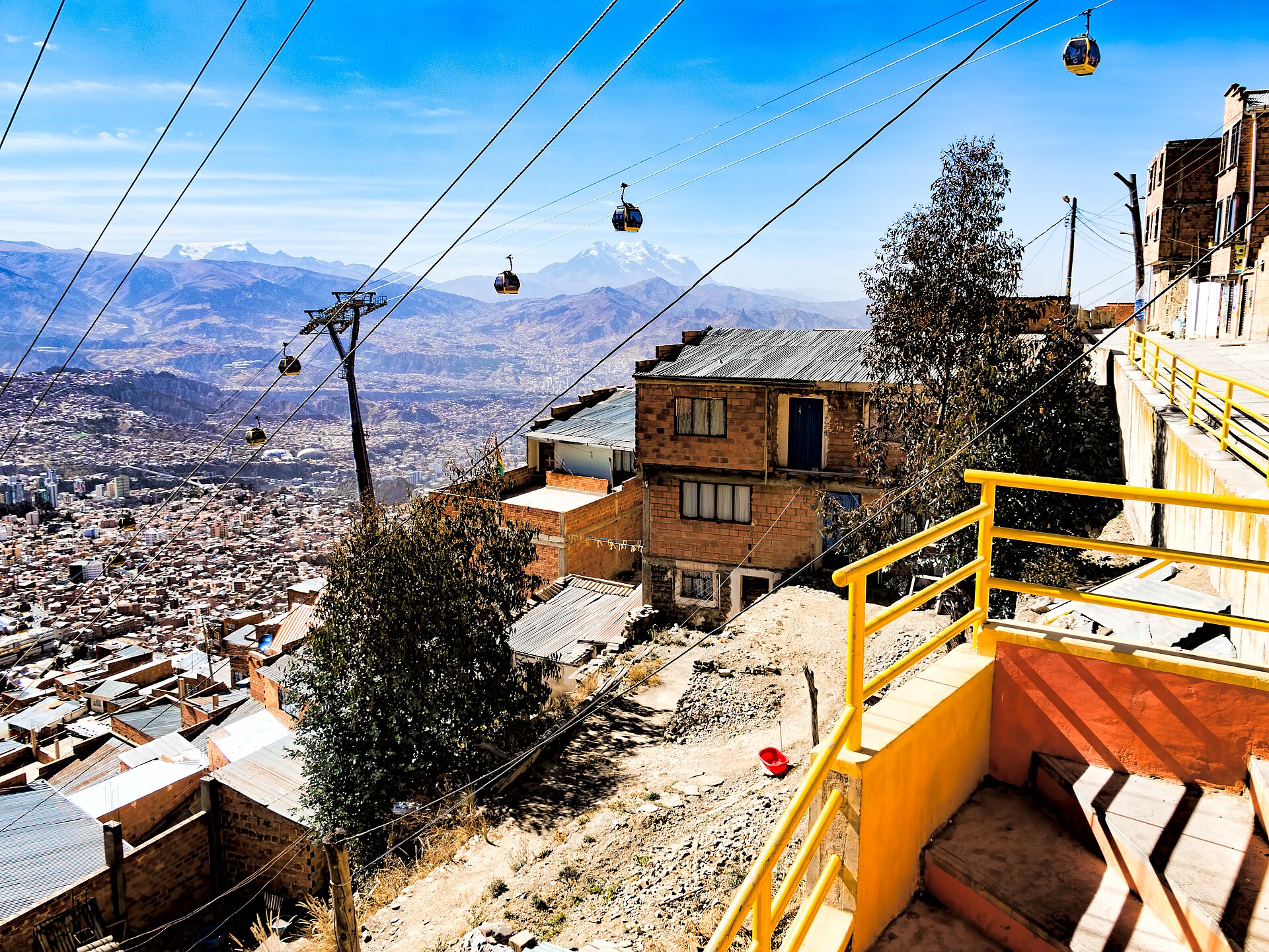 La Paz, where Bolivia's legislature voted to extend the state of exception