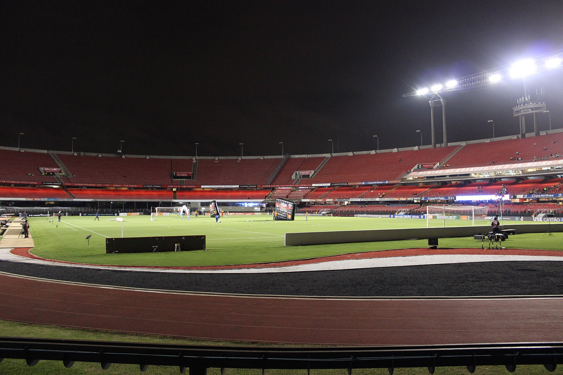 The Morumbis in São Paulo, where São Paulo host Internacional on Saturday night