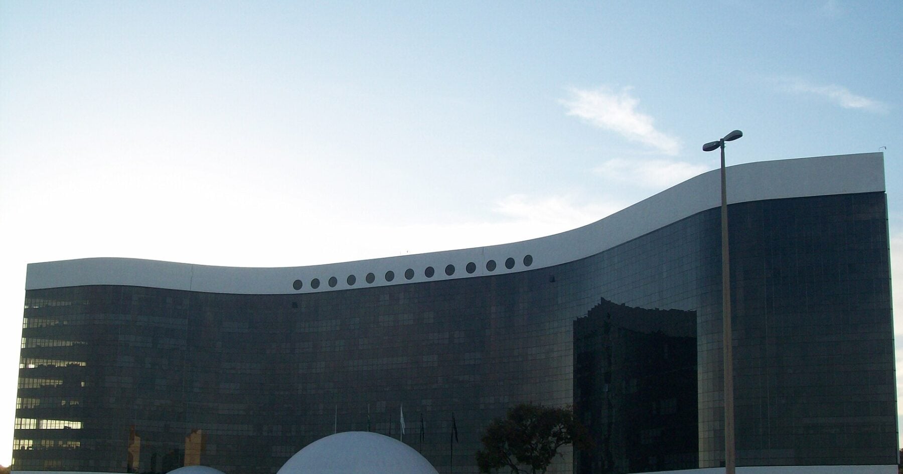 The headquarters of Brazil's Superior Electoral Court in Brasilia
