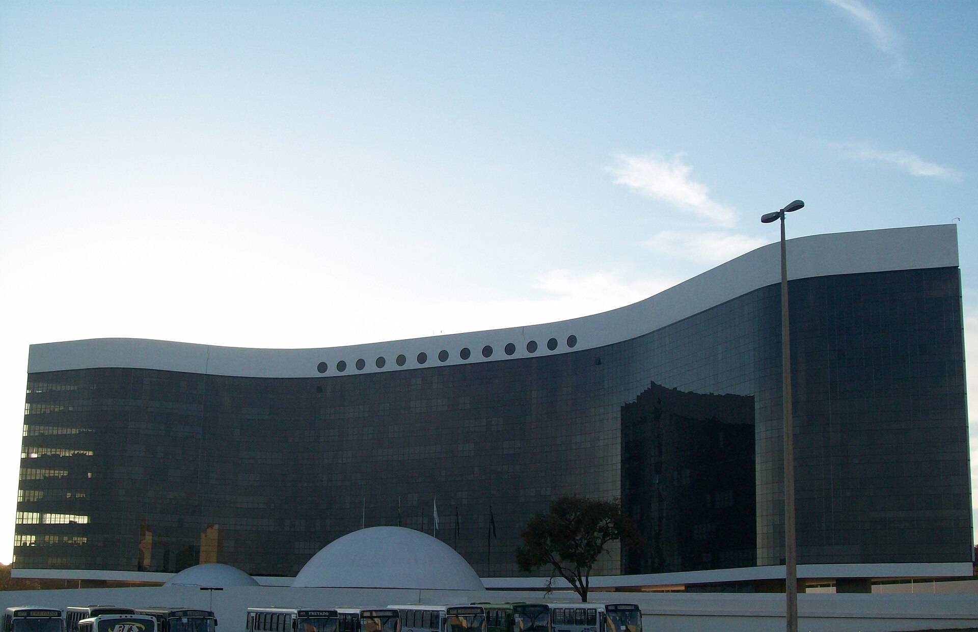 The headquarters of Brazil's Superior Electoral Court in Brasília