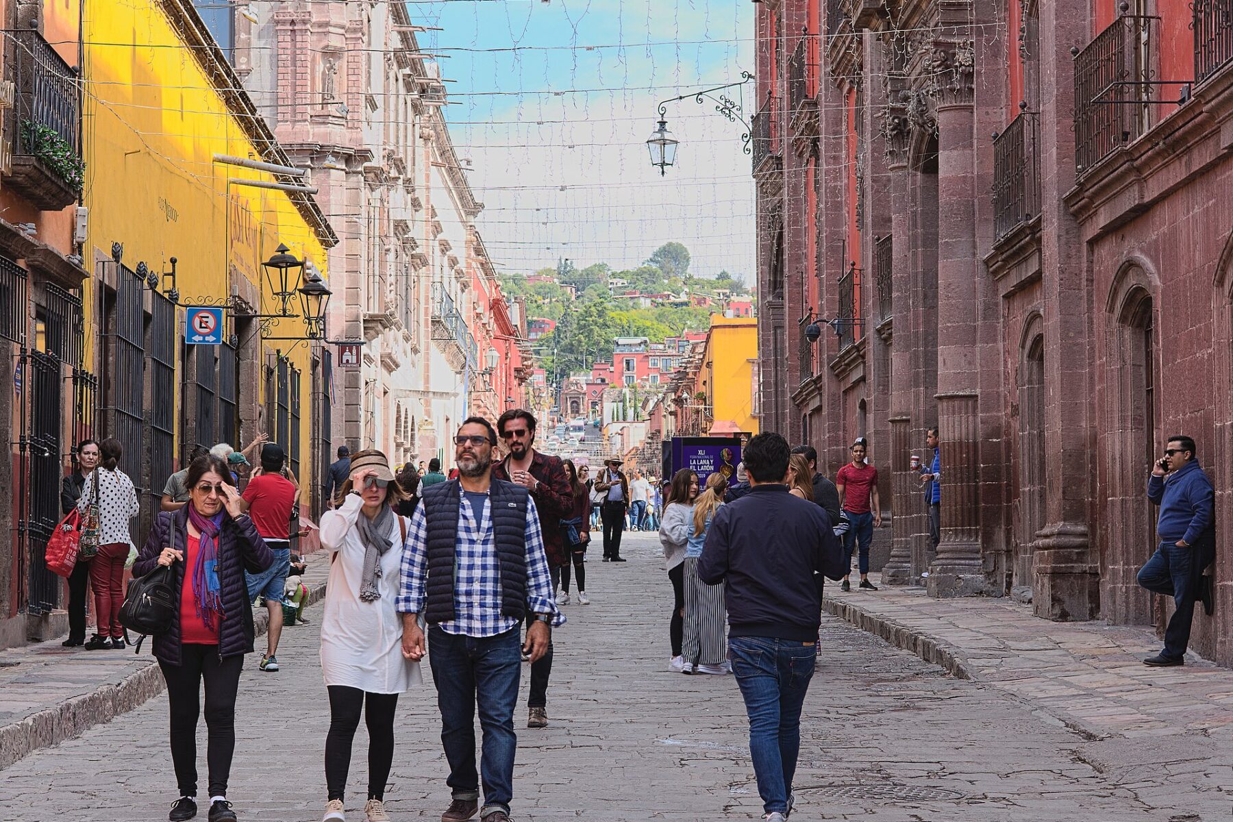 The centre of San Miguel de Allende in Guanajuato, Mexico