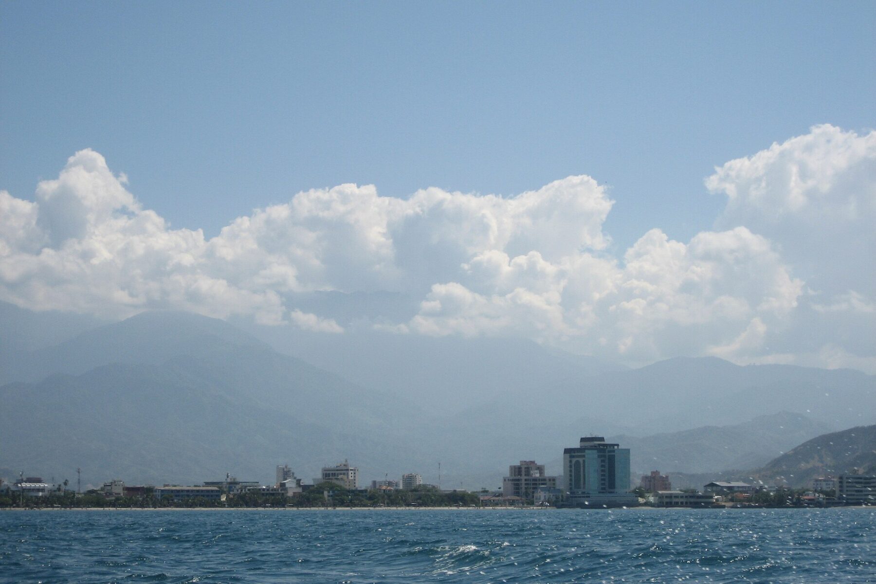 Santa Marta seen beneath the Sierra Nevada, the area covered by the Santa Marta armed strike