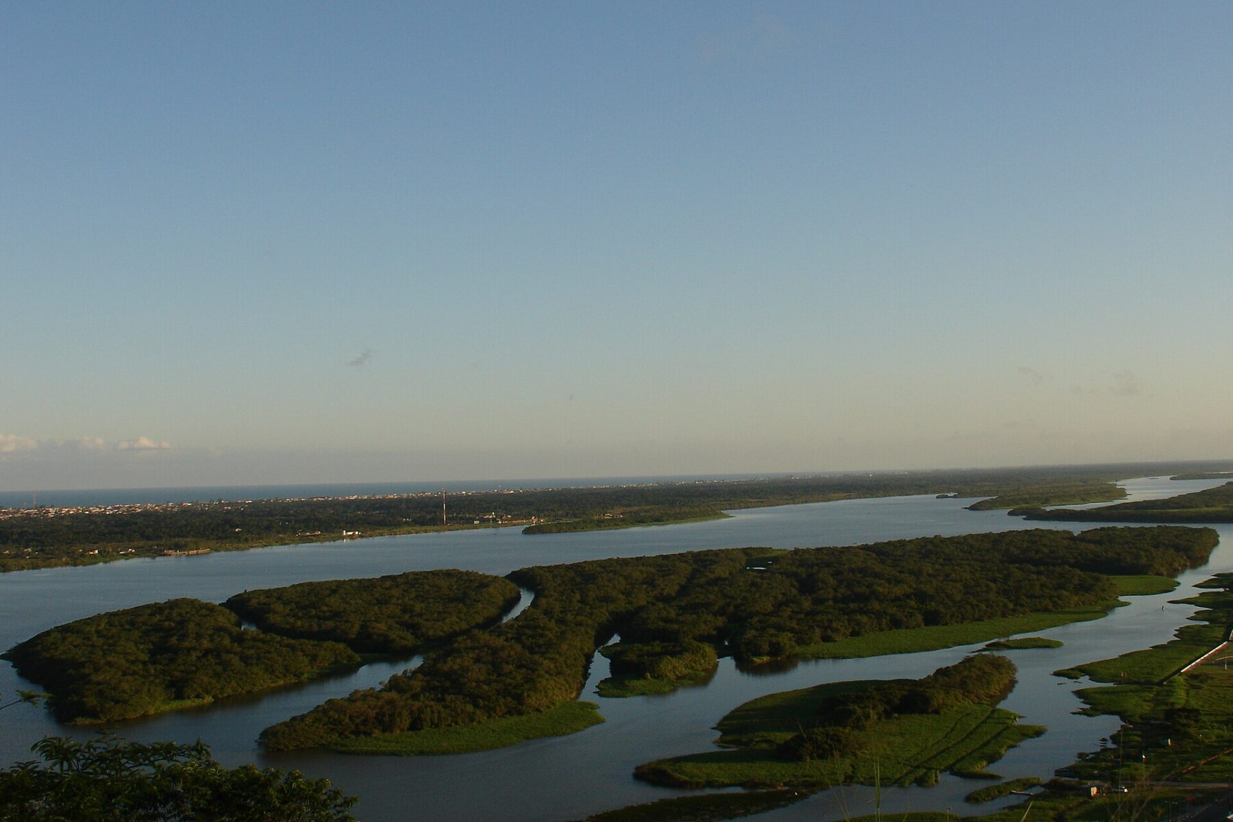 The Ribeira de Iguape River in the Vale do Ribeira region of São Paulo state, Brazil