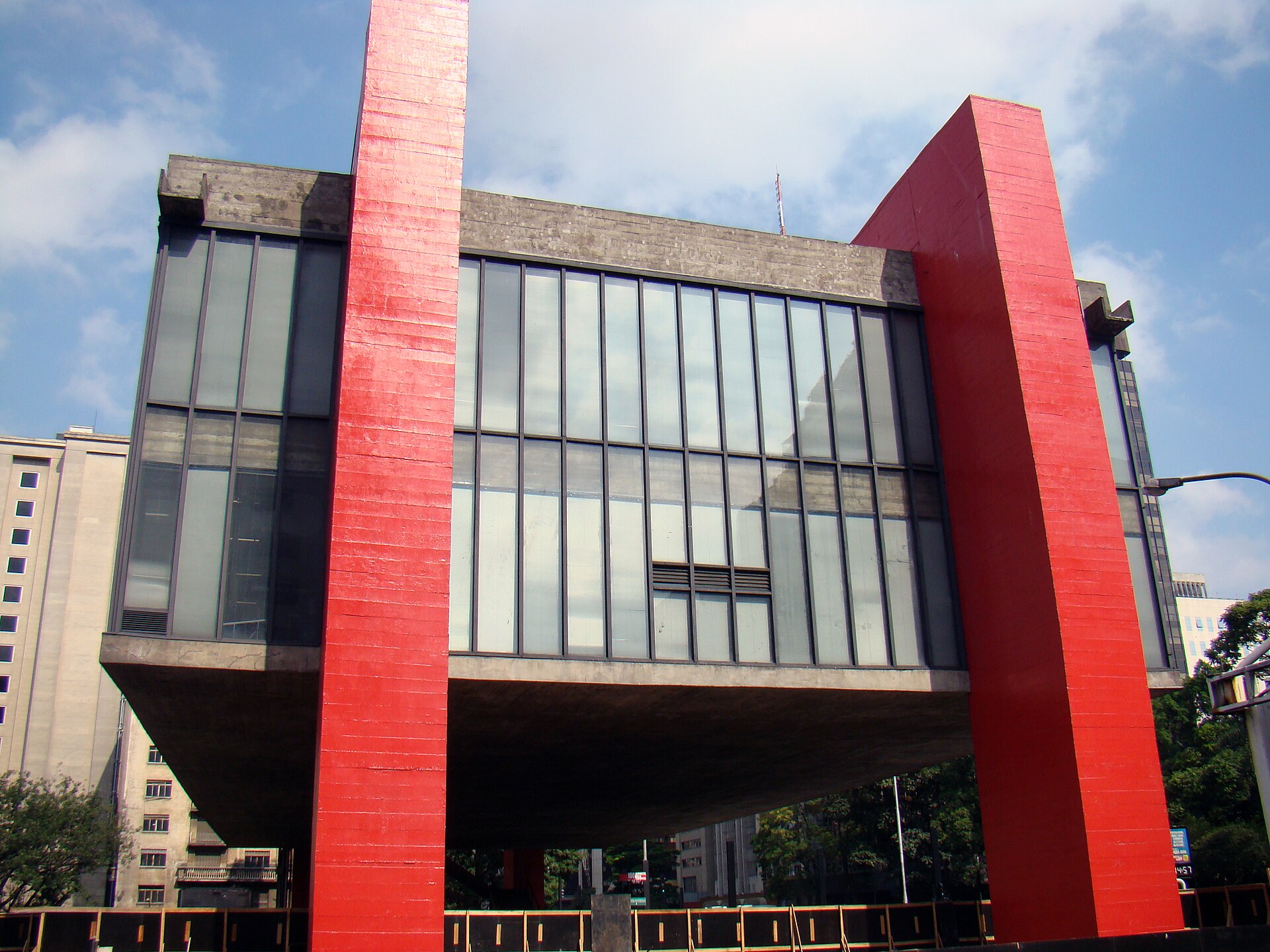 MASP on Avenida Paulista under a clear blue sky.