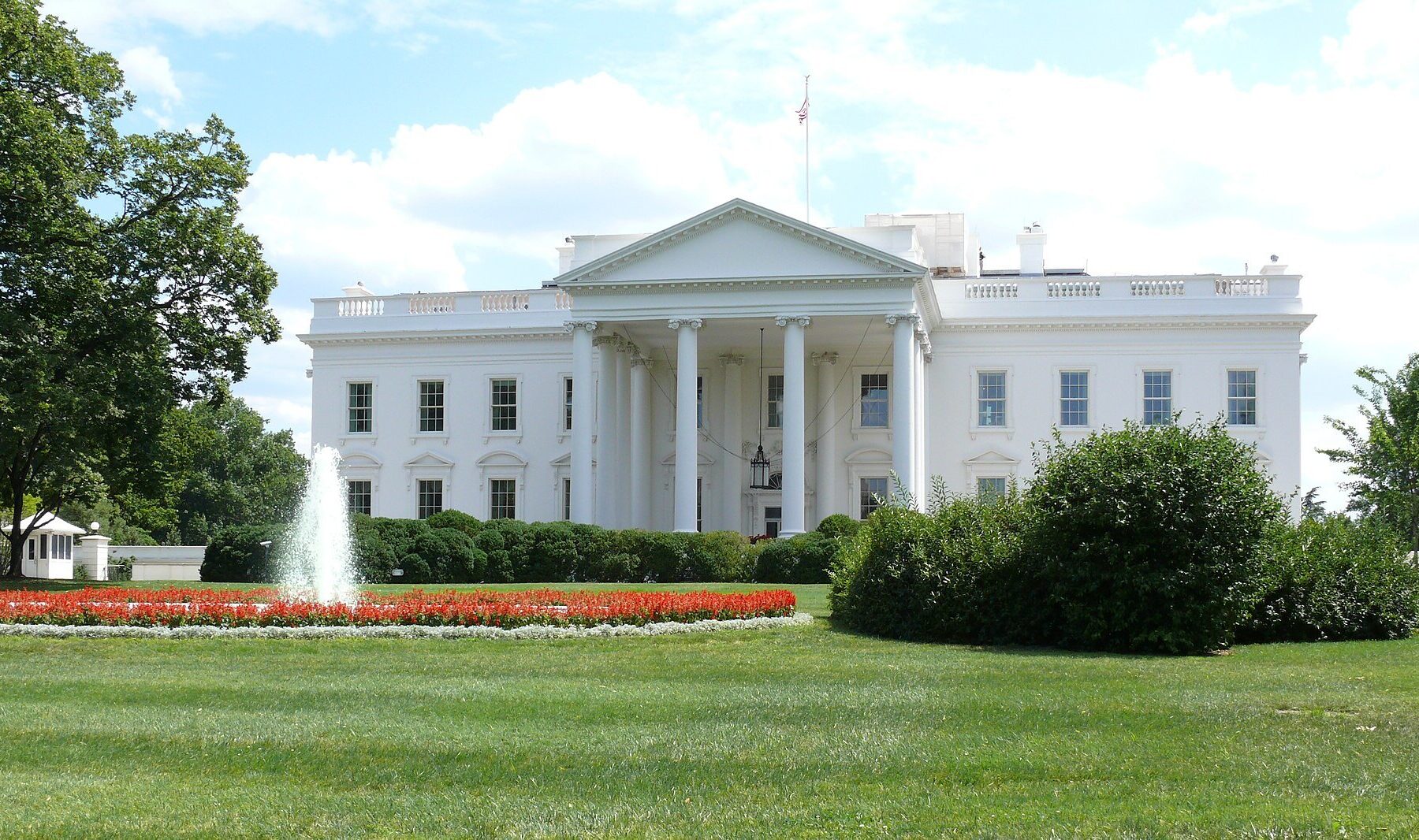 North facade of the White House in Washington, where Trump and six tech chiefs signed the superintelligence accord on 29 September 2026