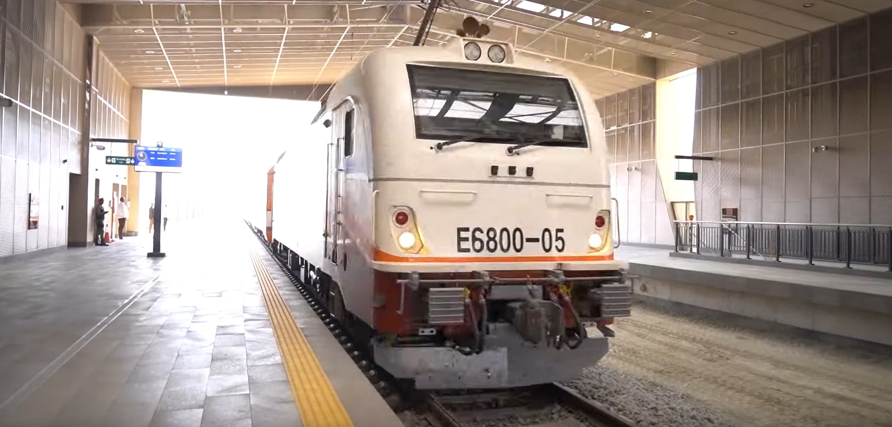 Tanzania explained 2026 — an electric SGR passenger train at Dodoma station