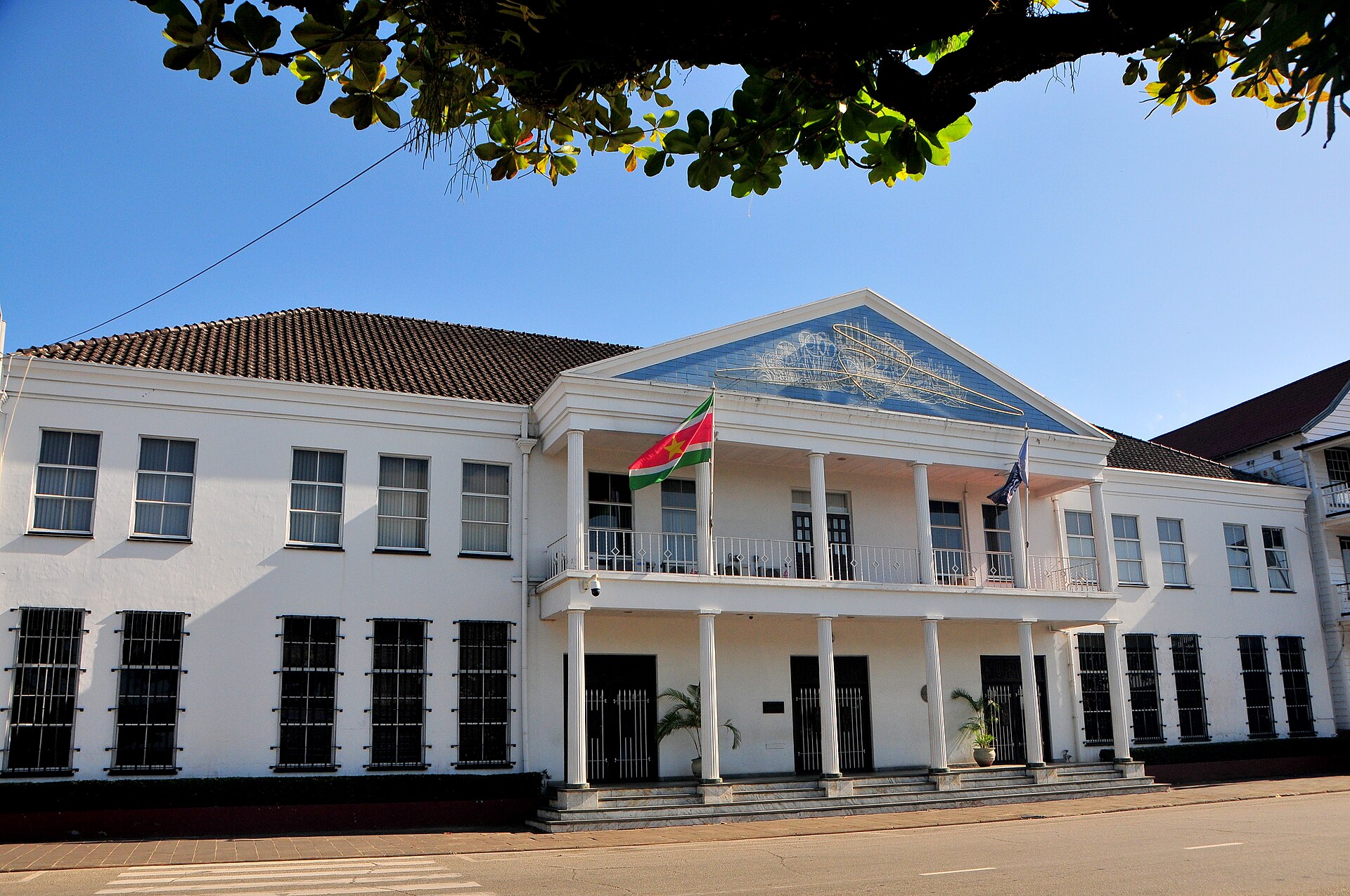 Central Bank of Suriname building Waterkant Paramaribo exchange rate
