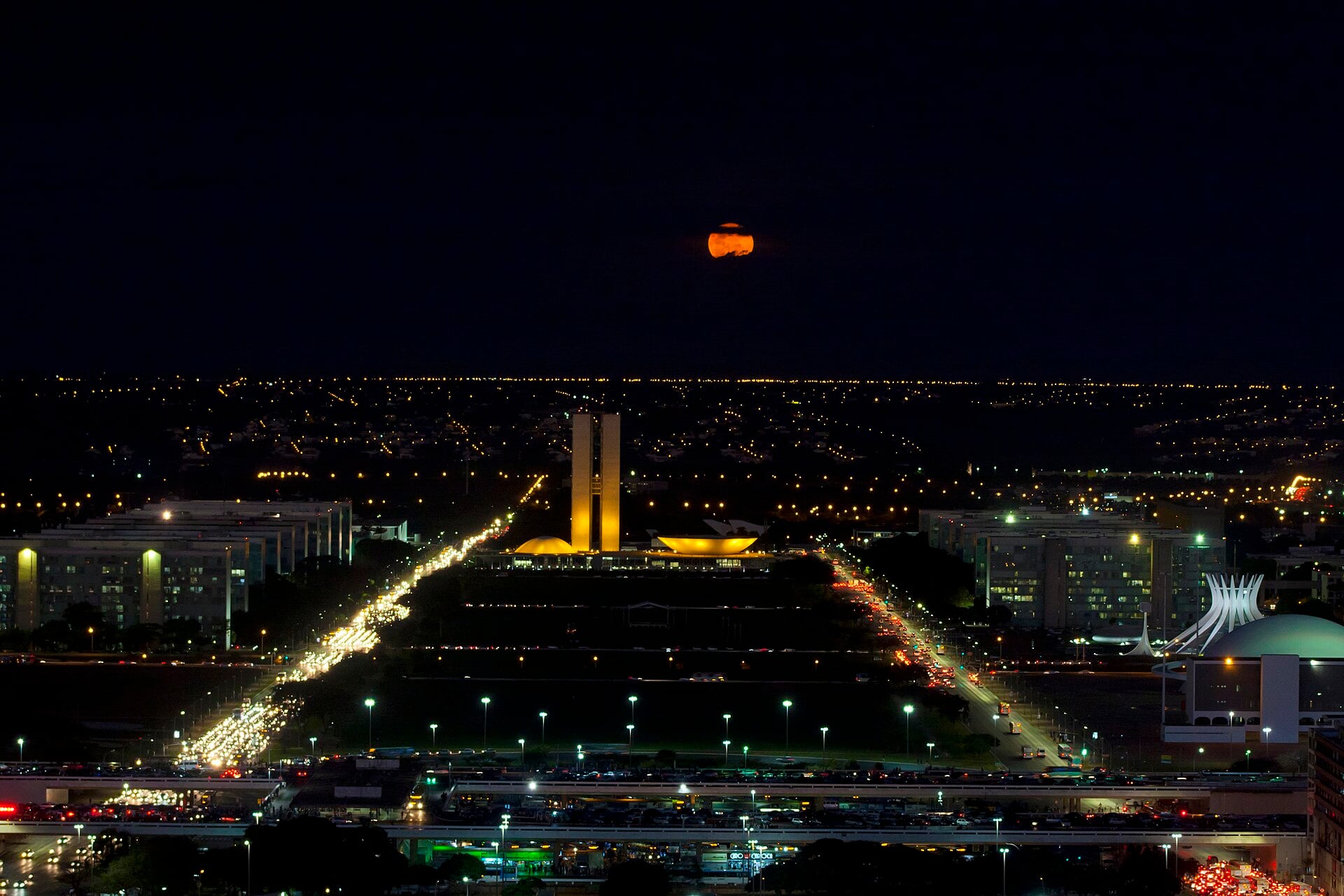 The ministries in Brasilia, where the Brazil public debt projection was prepared