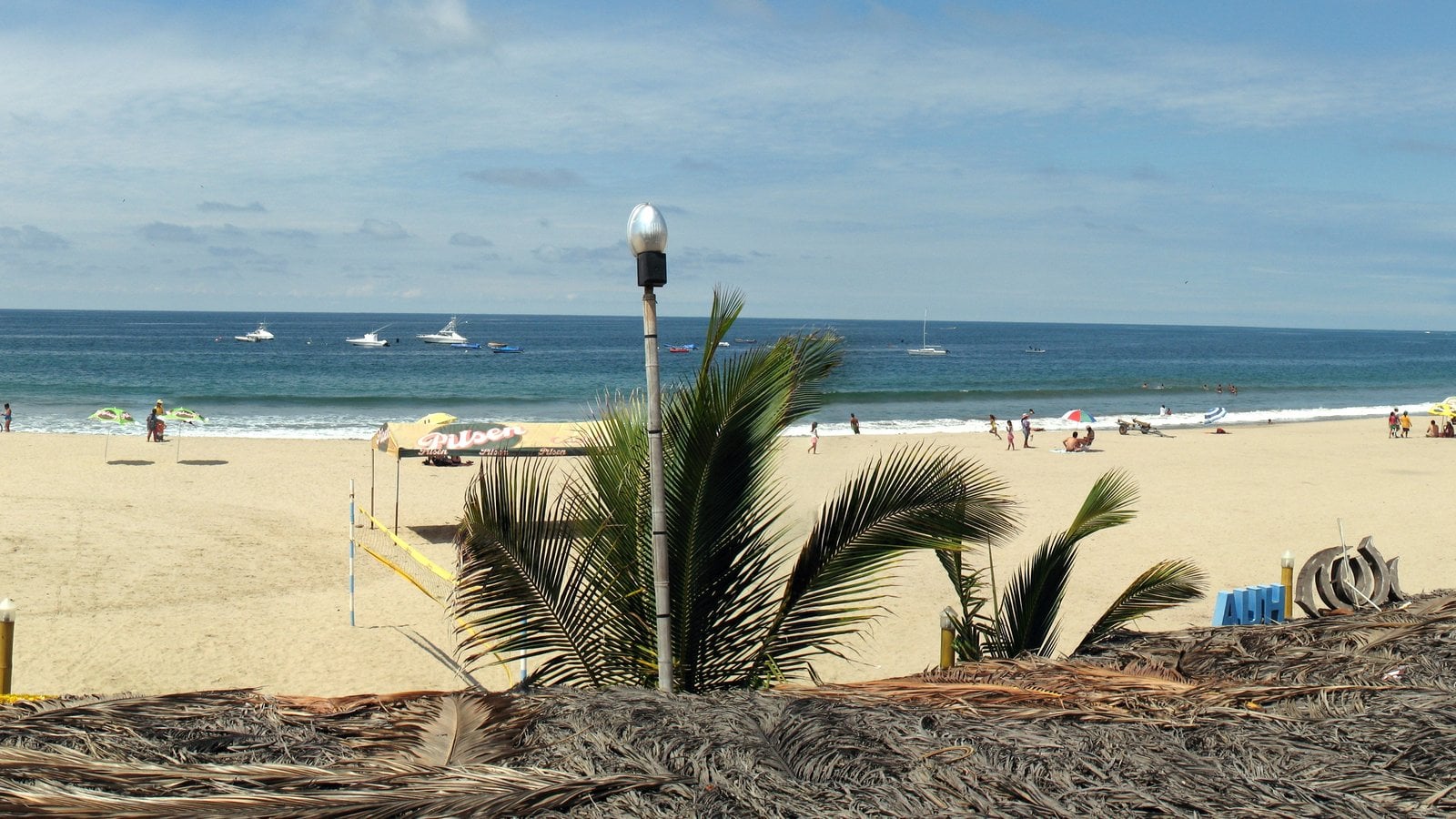 Beach on Peru's northern Pacific coast in Tumbes, near where a historic heat record was set