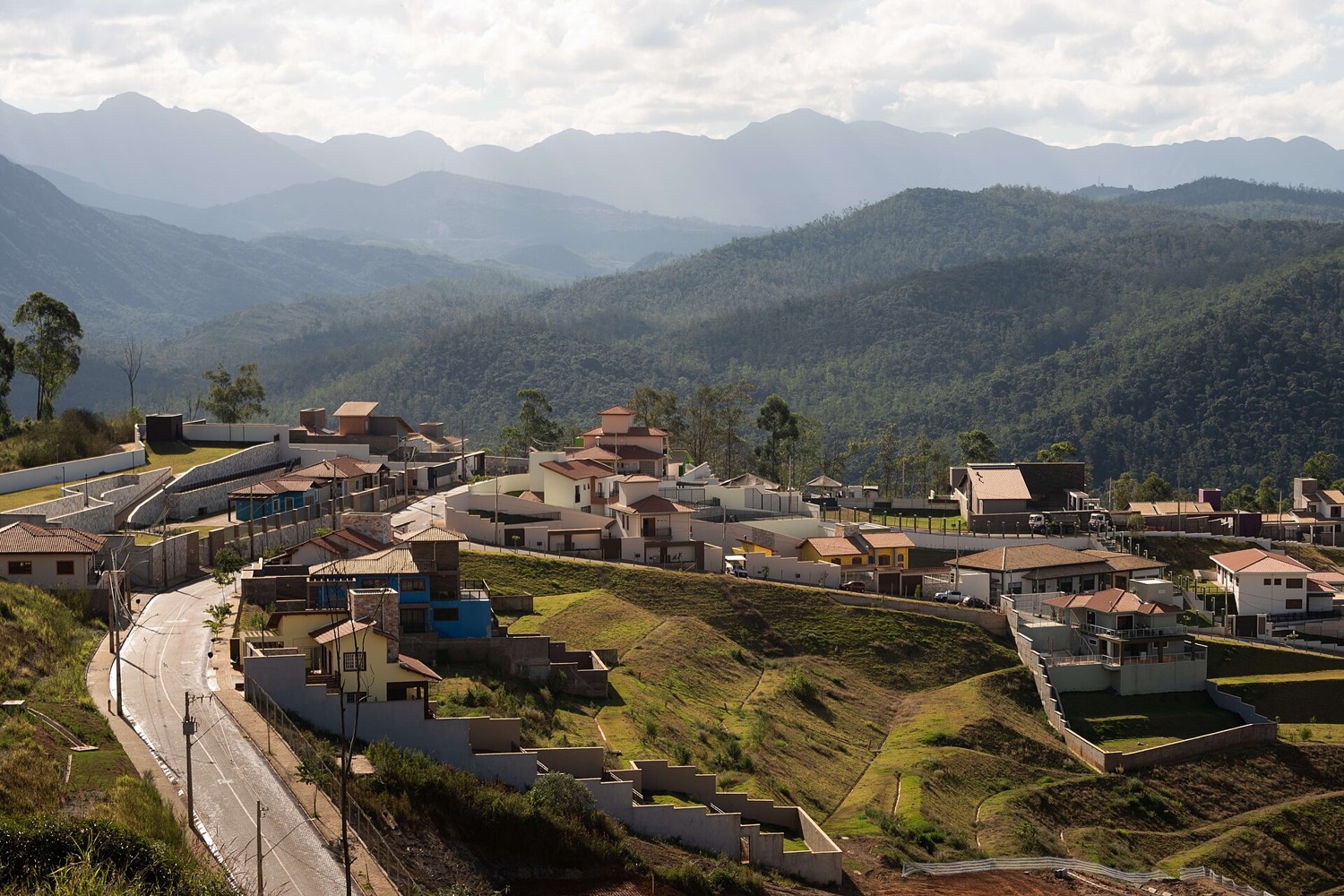 The hillside resettlement built for the residents of Bento Rodrigues in Minas Gerais
