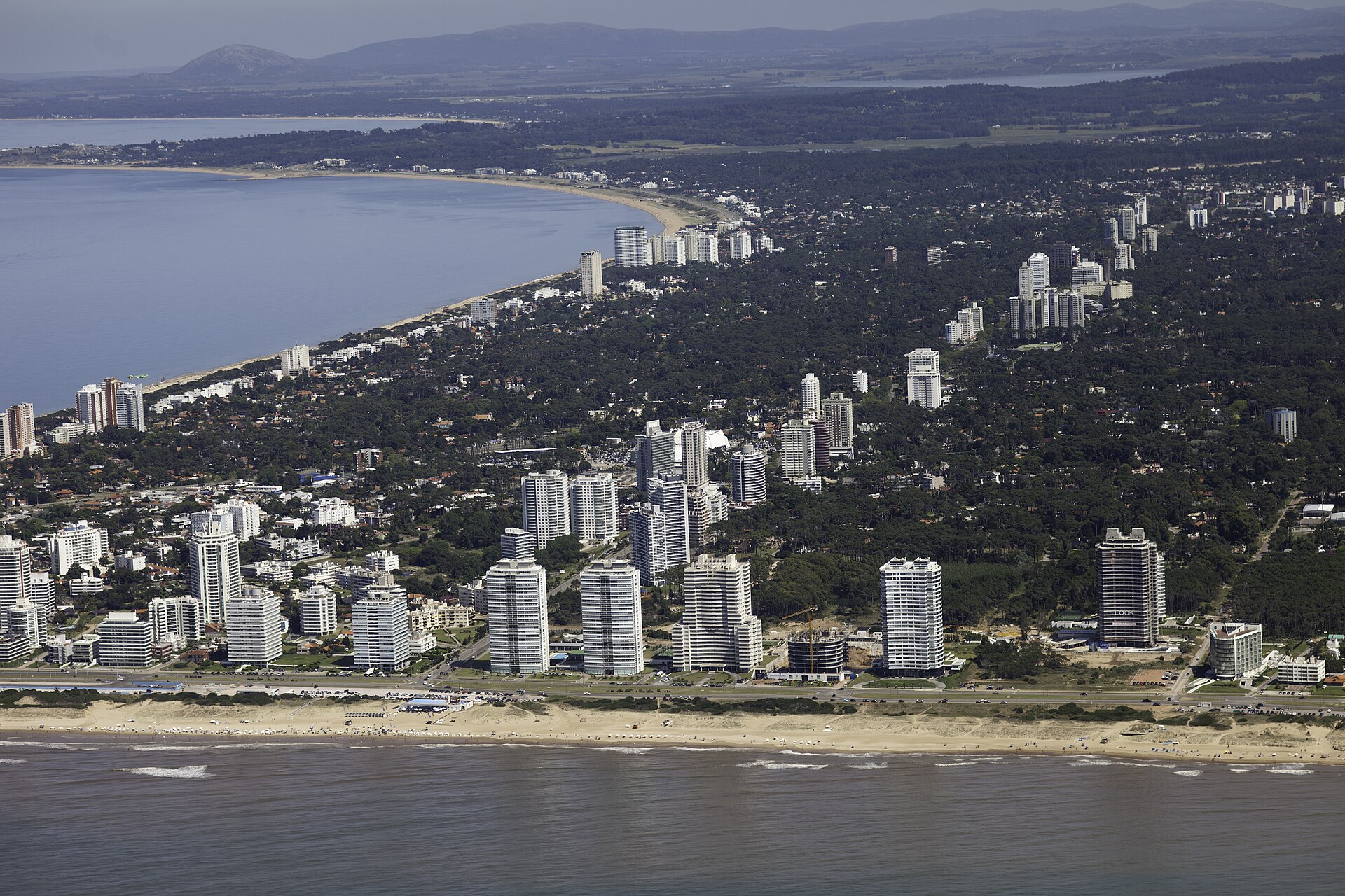 Uruguay explained 2026 — aerial view of the Punta del Este beachfront