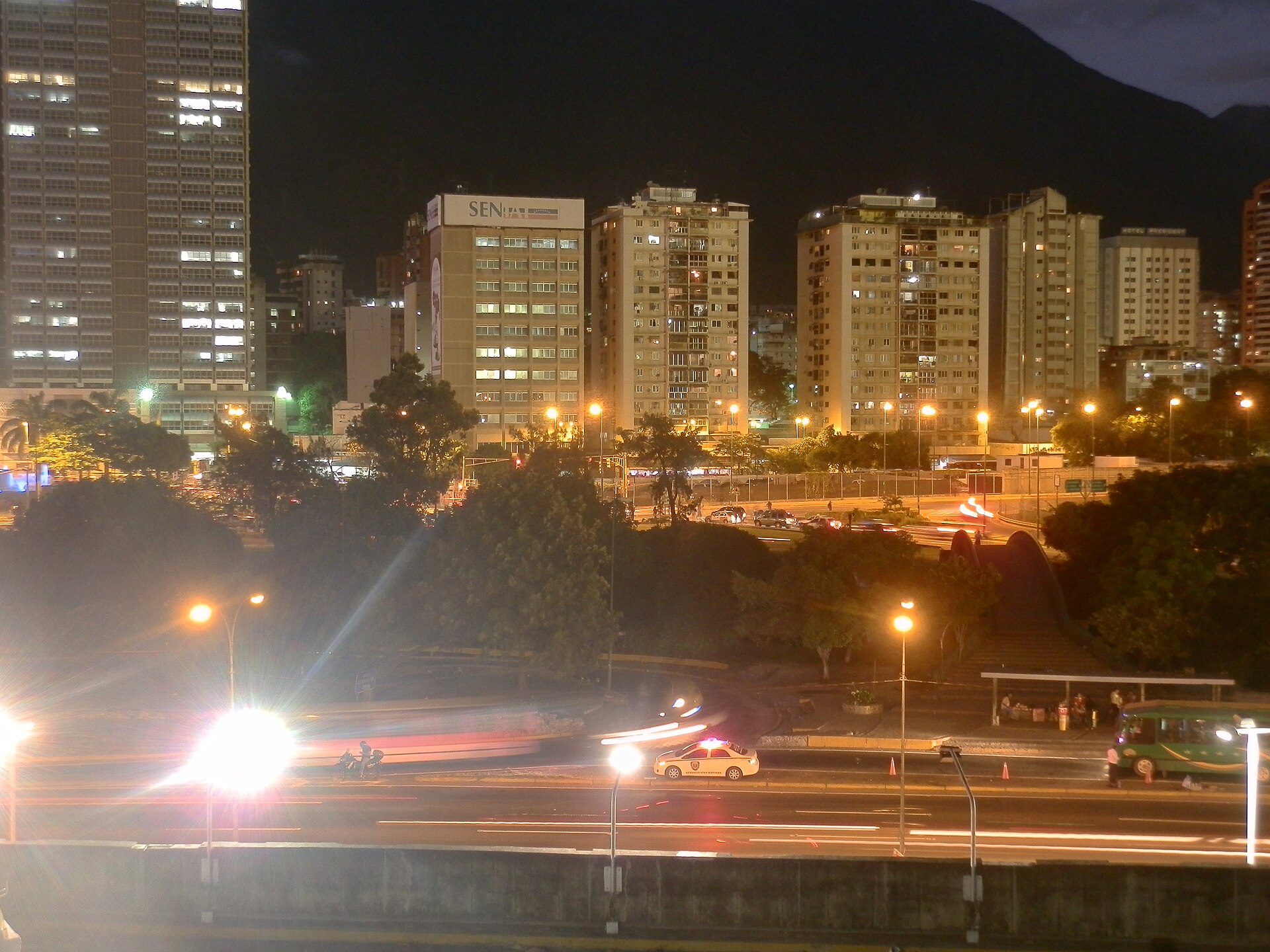 The city of Caracas, Venezuela