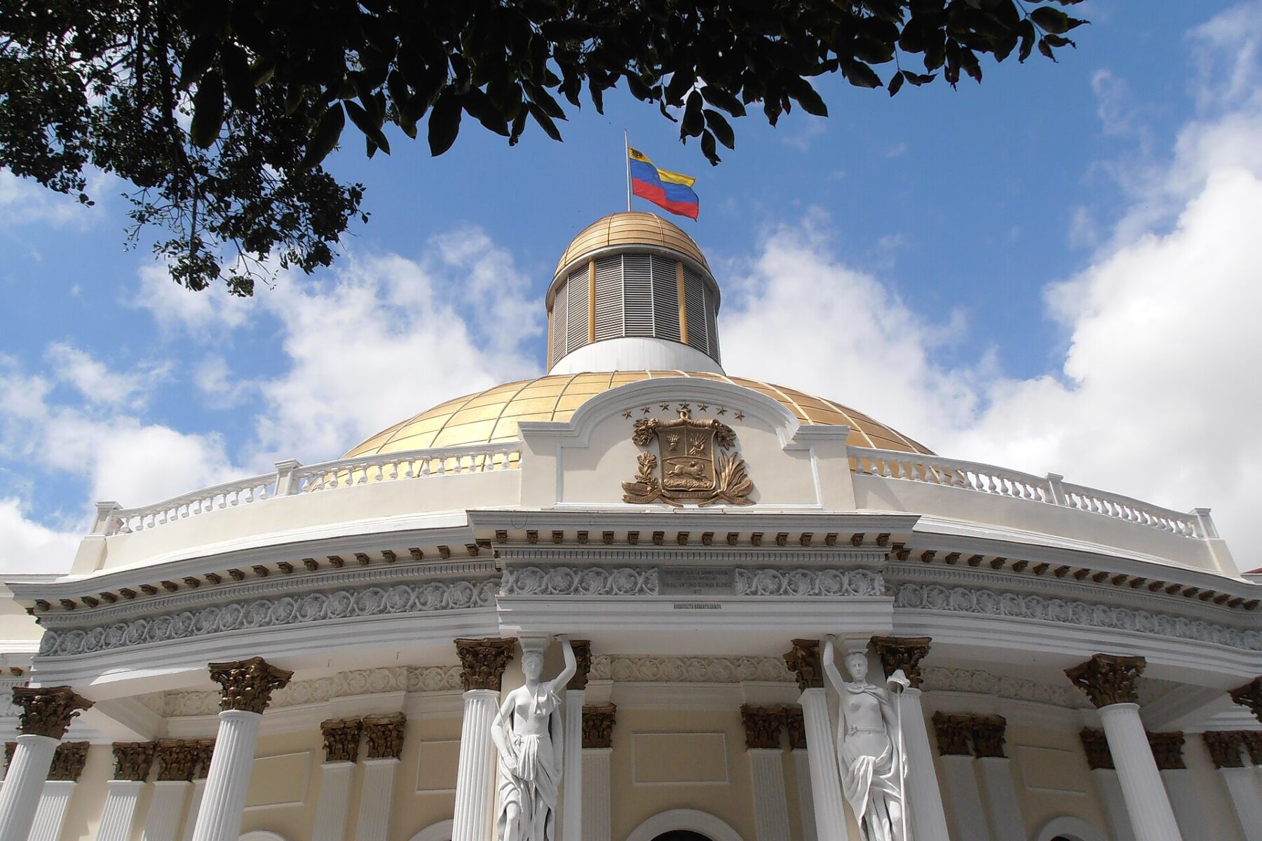 Venezuela explained 2026 — the gold dome of the Federal Legislative Palace in Caracas