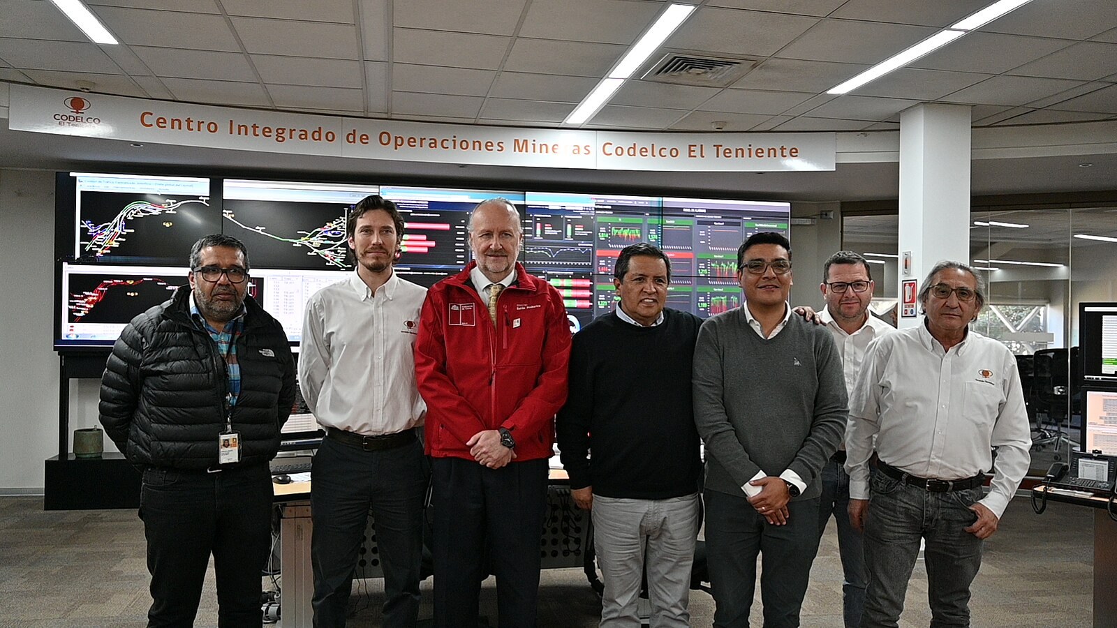 Codelco’s integrated mining operations centre for the El Teniente division