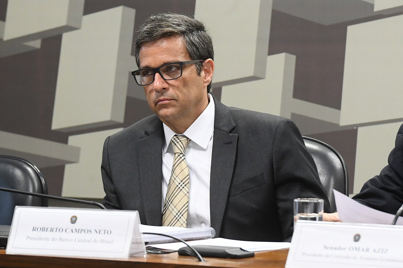Roberto Campos Neto at a Senate hearing in 2019, when he was Brazil's central bank governor