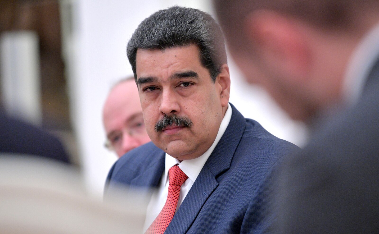 Nicolás Maduro during a meeting in Moscow in September 2019