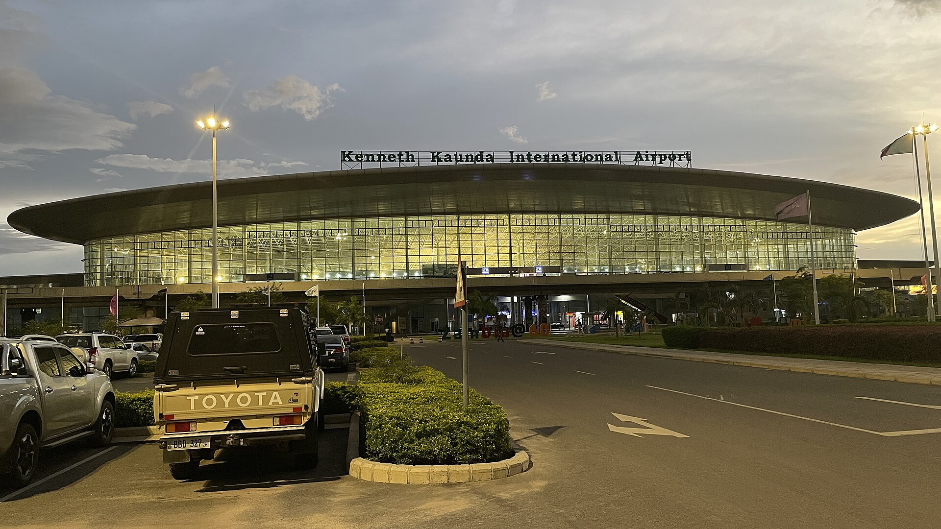 Zambia visa arrival at Kenneth Kaunda International Airport Terminal 2 in Lusaka