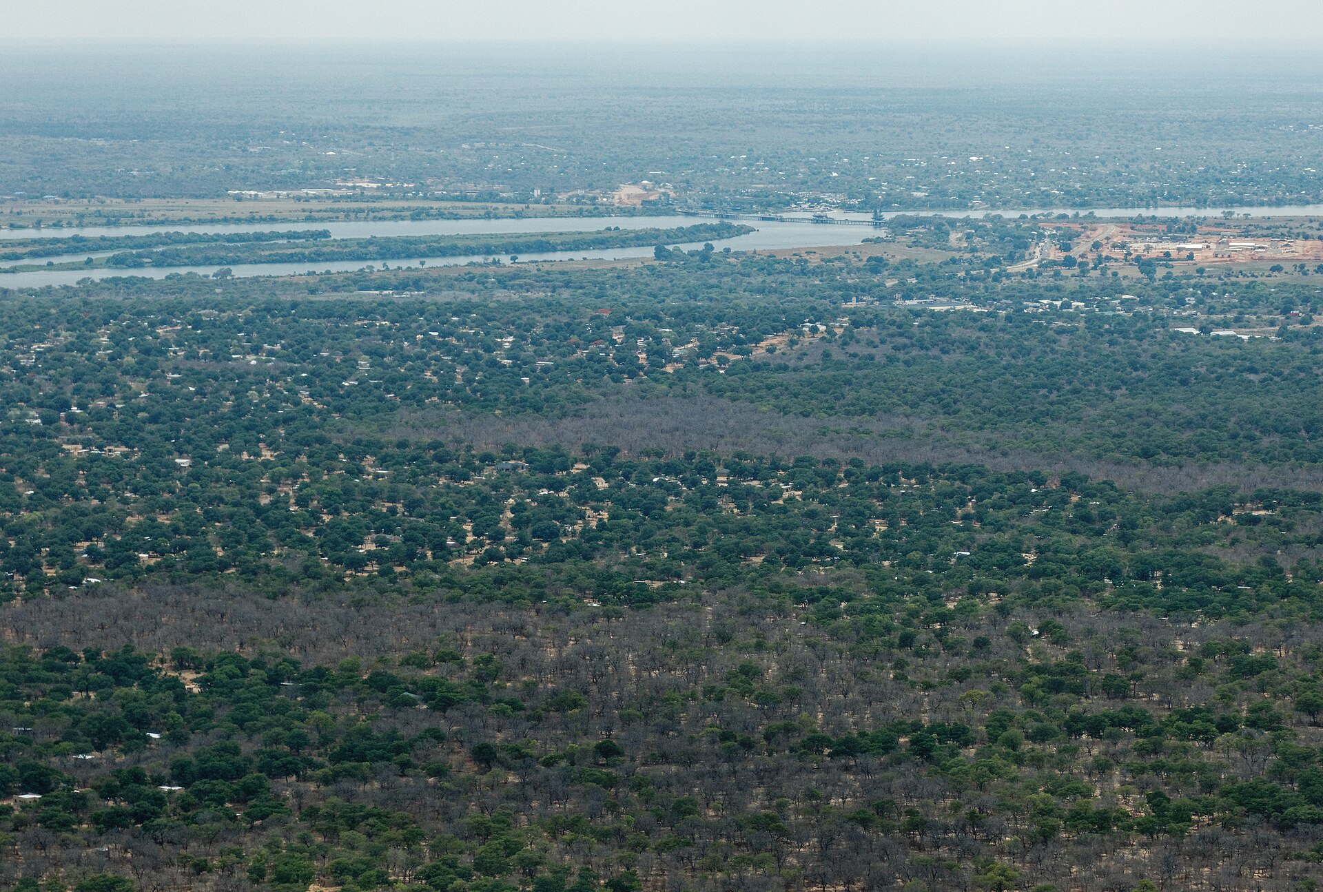 Zambia visa KAZA UniVisa route at the Kazungula Bridge over the Zambezi