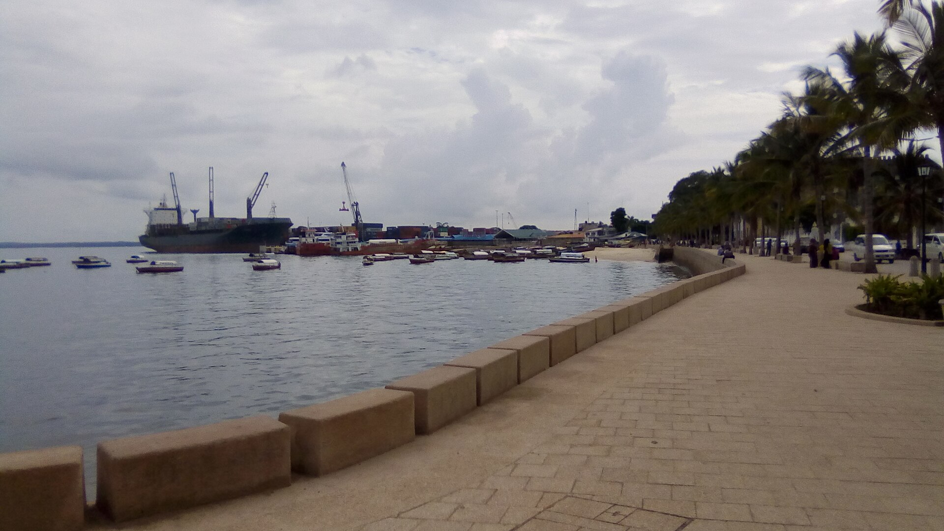 The Forodhani waterfront in Zanzibar, Tanzania