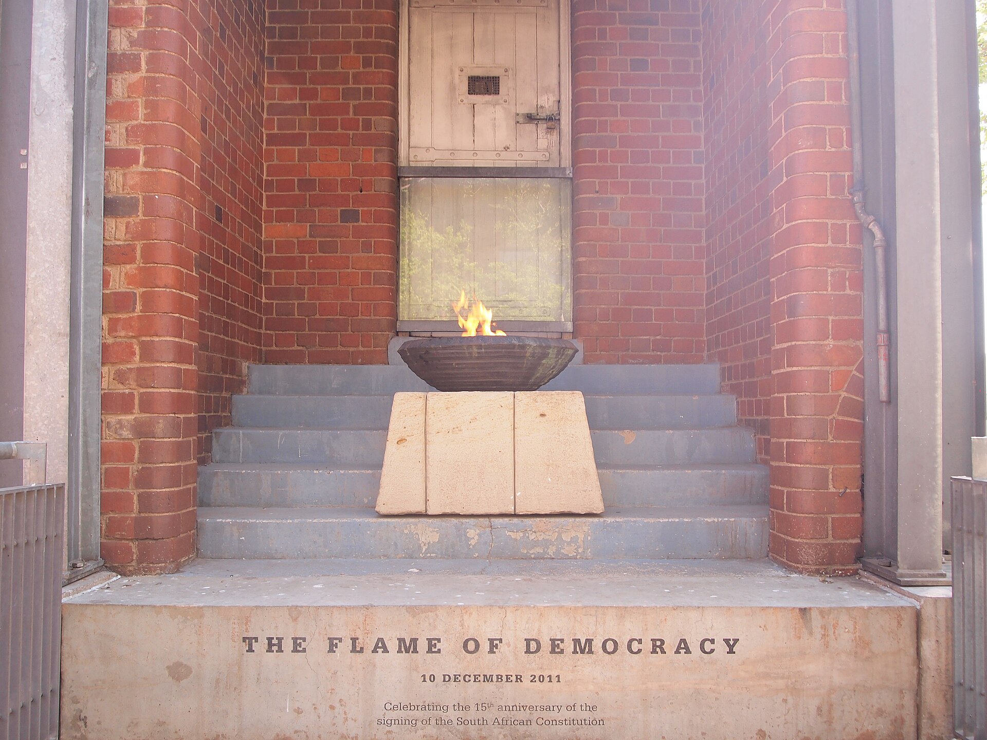 Flame of Democracy, Constitution Hill, Johannesburg