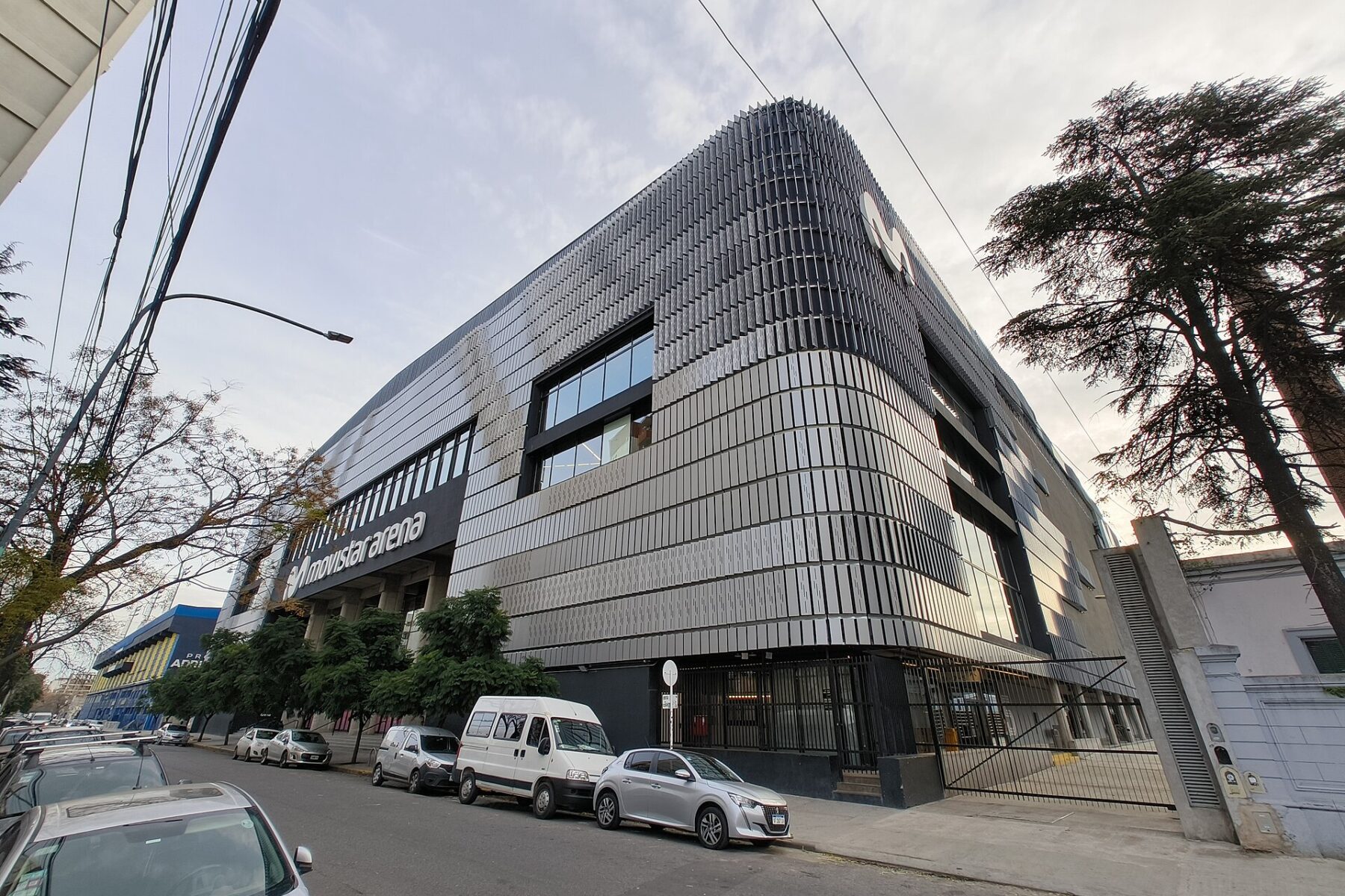 Movistar Arena in Buenos Aires seen from the street