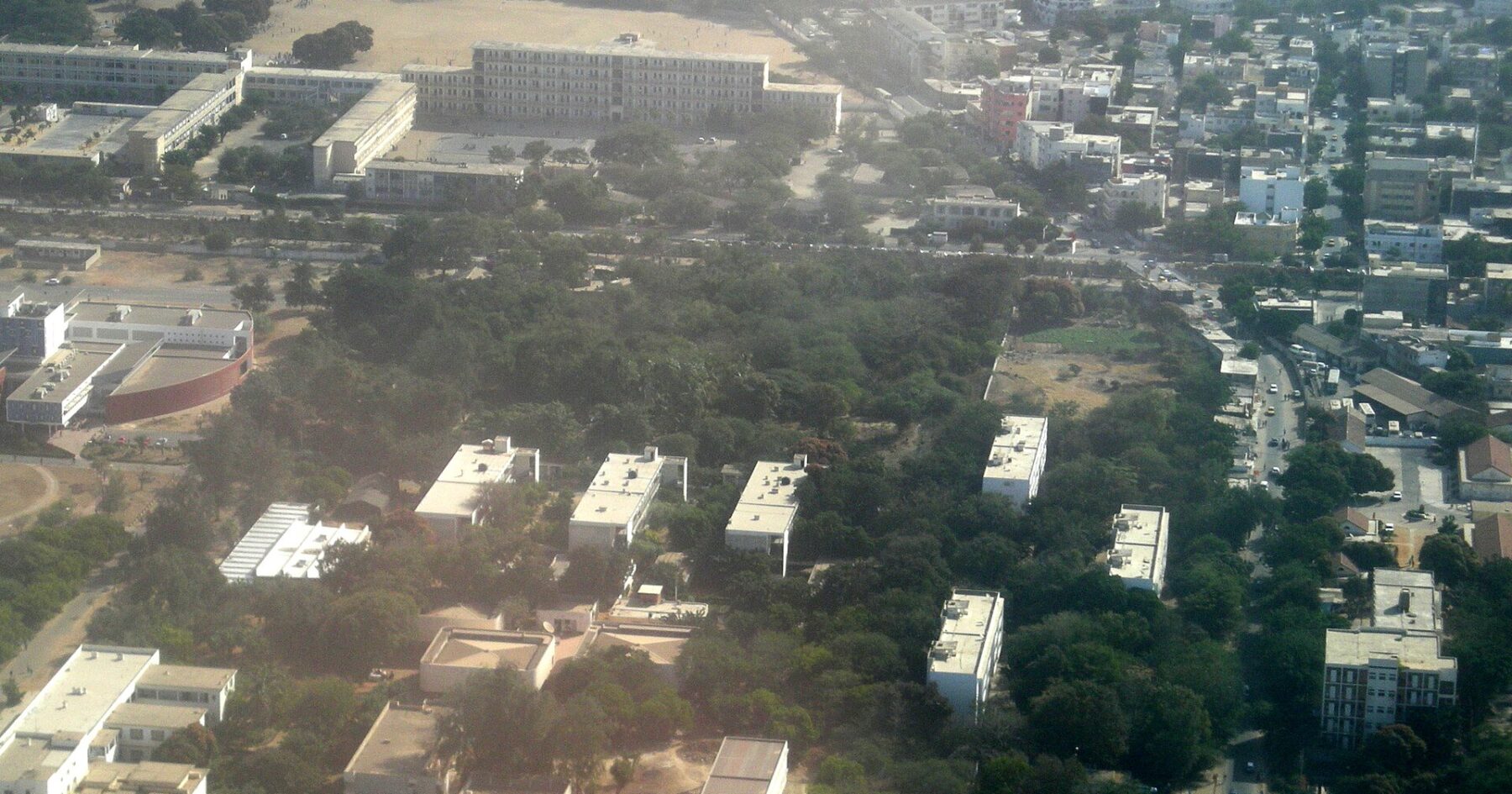 Aerial view of Dakar, Senegal