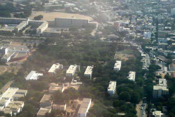 Aerial view of Dakar, Senegal