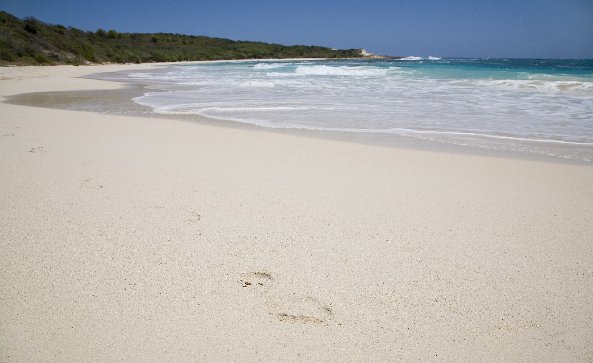 Half Moon Bay beach, Antigua