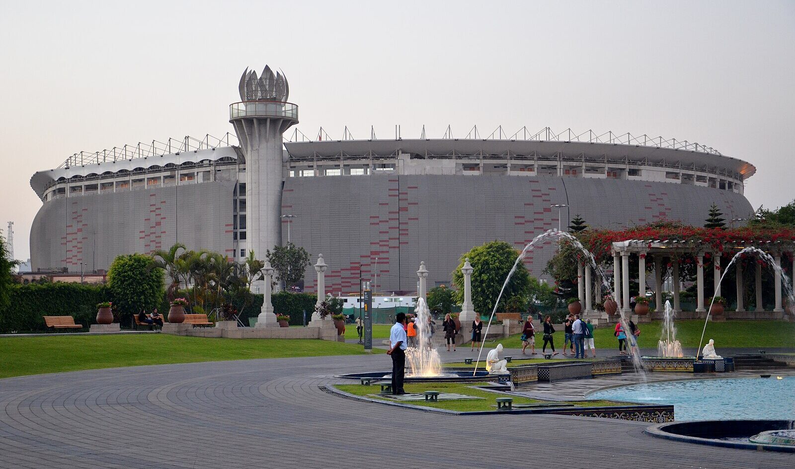 Anuel AA net worth guide: the Estadio Nacional in Lima, venue of the Reggaetón Lima Festival 7