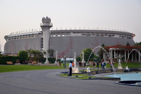 Anuel AA net worth guide: the Estadio Nacional in Lima, venue of the Reggaetón Lima Festival 7
