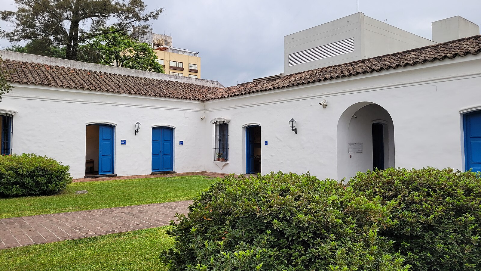 Argentina history: the courtyard of the Casa Histórica de la Independencia in Tucumán