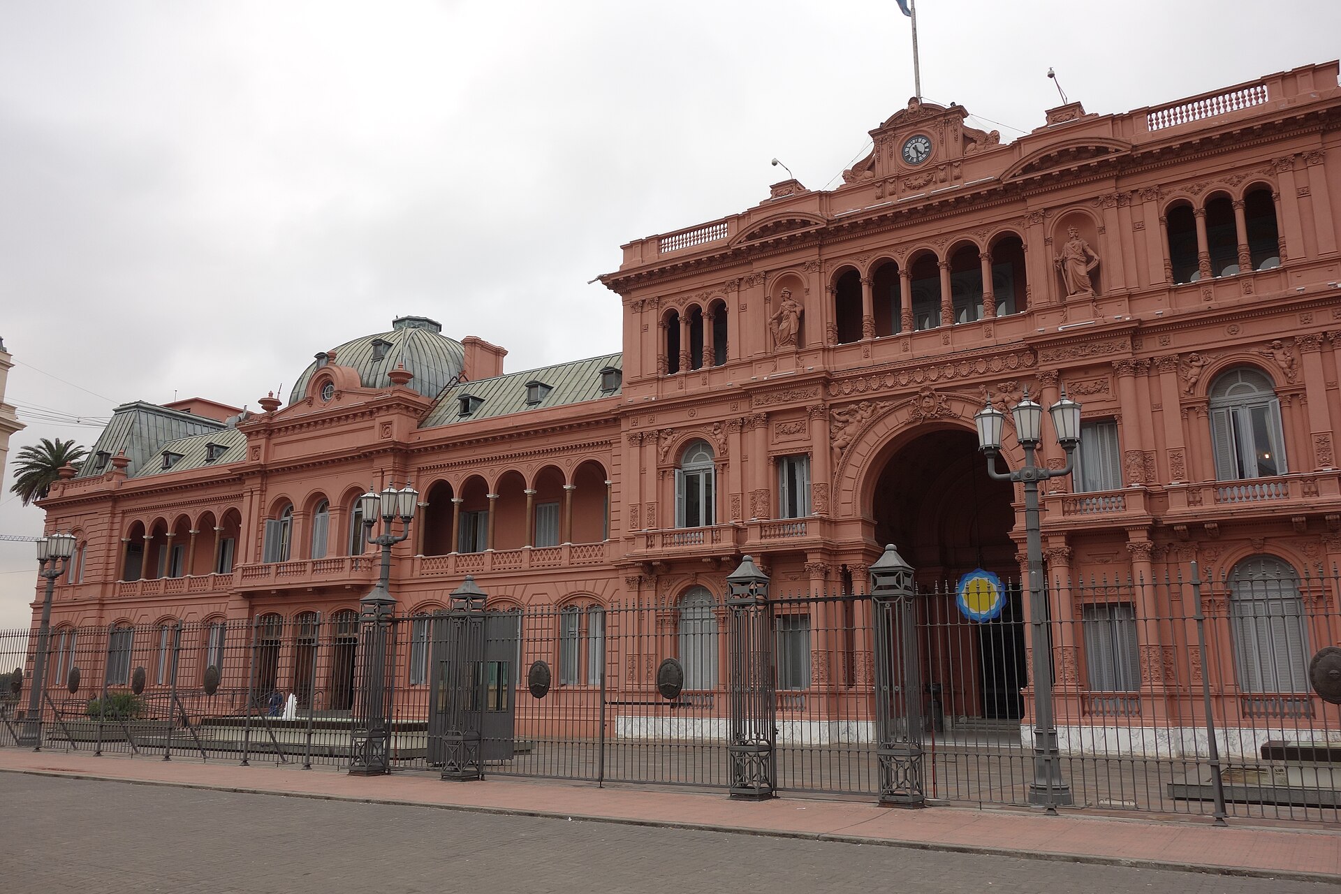 The Casa Rosada, the presidential palace on Plaza de Mayo in Buenos Aires, Argentina