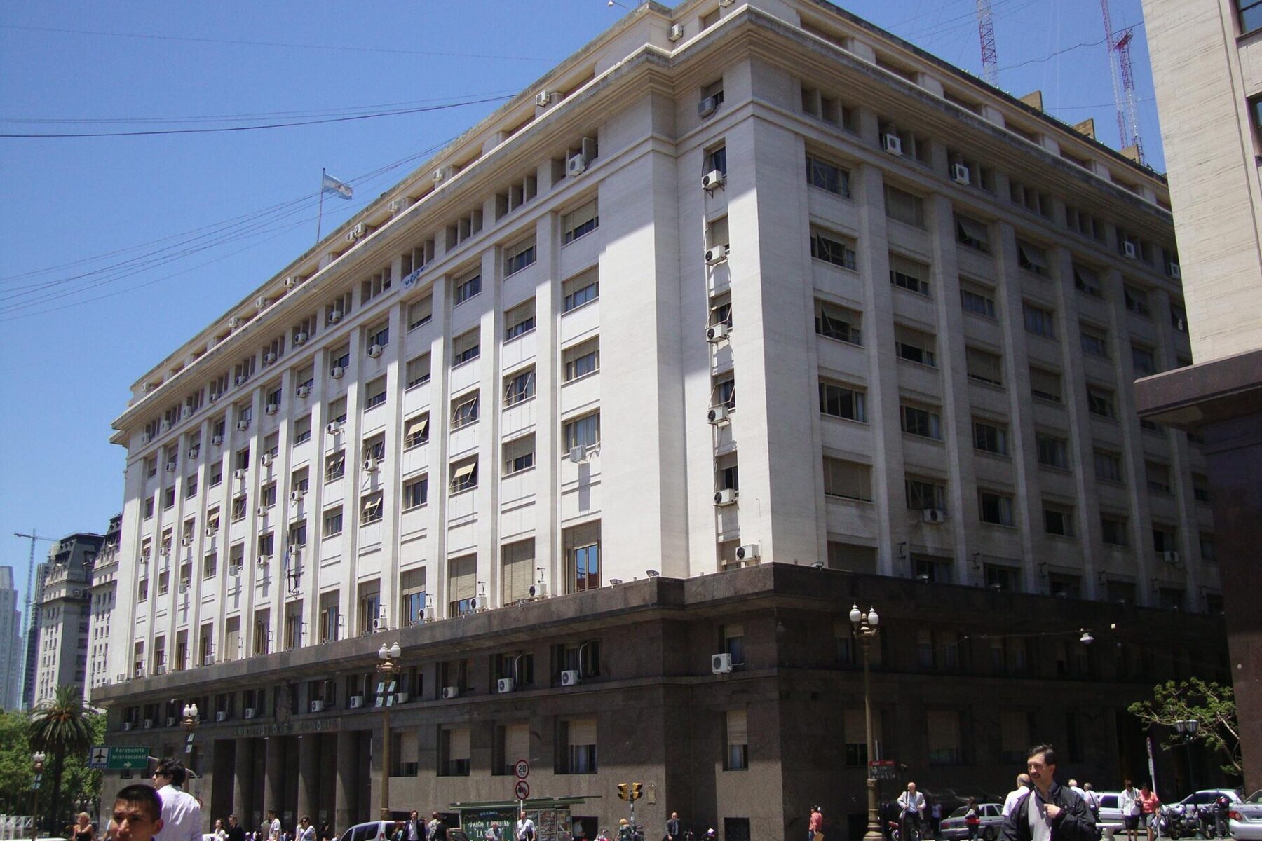 The Palacio de Hacienda, home of Argentina's Economy Ministry, in Buenos Aires