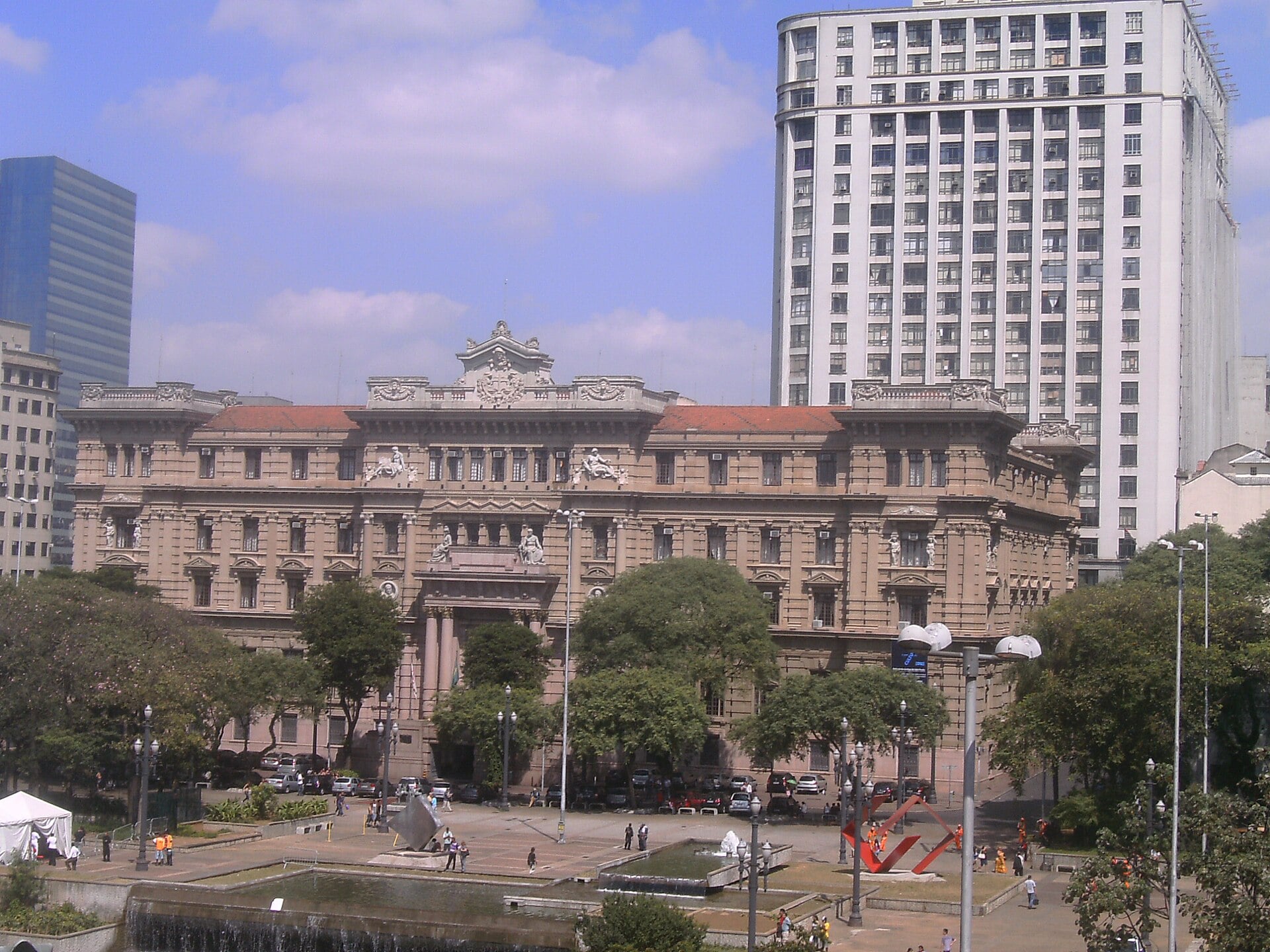 The Tribunal de Justiça building on Praça da Sé in São Paulo, Brazil