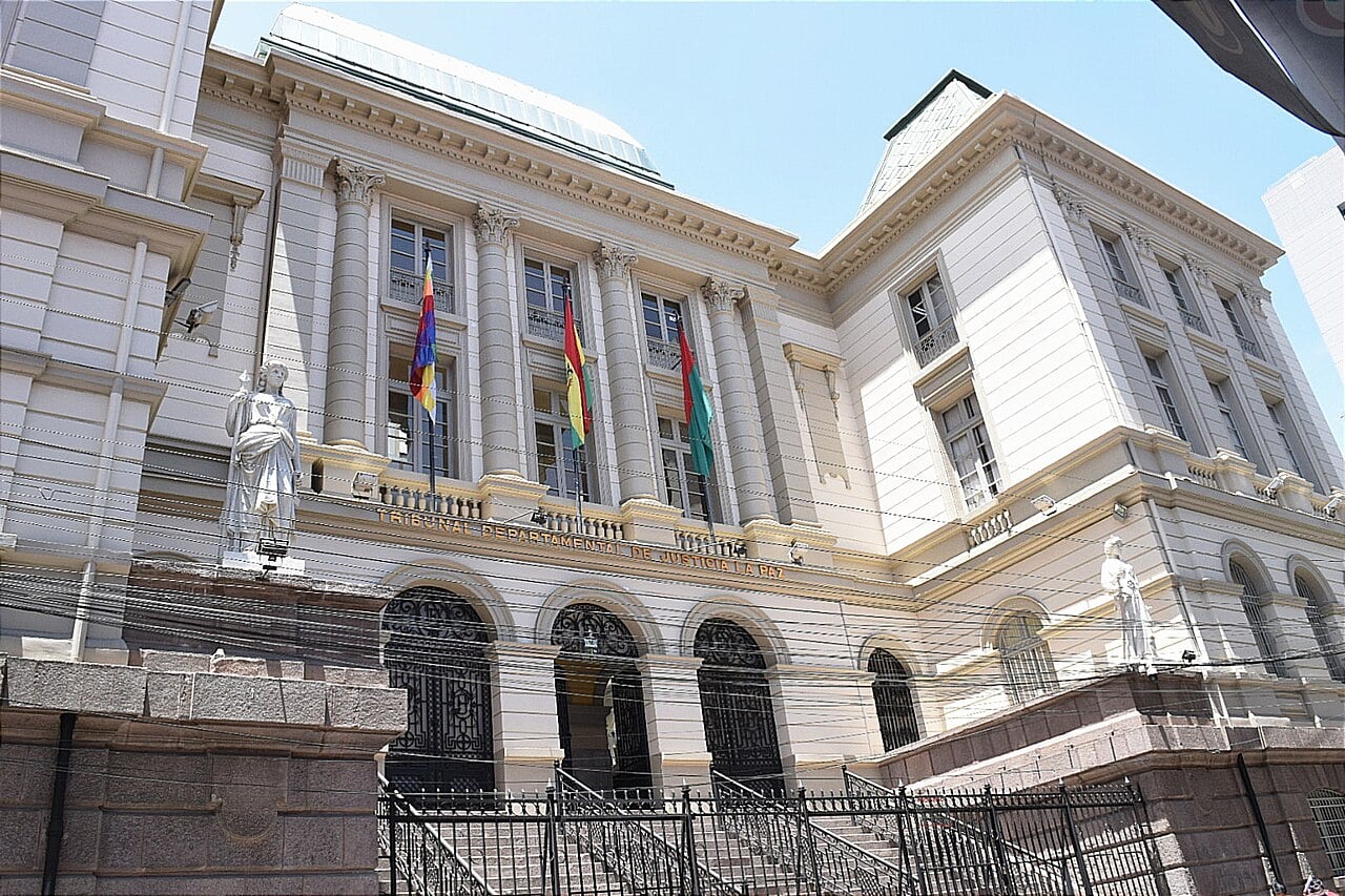Departmental court building (Tribunal Departamental de Justicia) in La Paz, Bolivia
