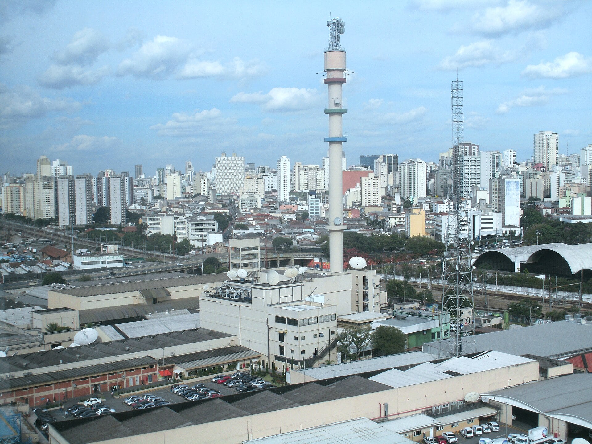 Brazil media: the RecordTV broadcasting complex in Barra Funda, São Paulo