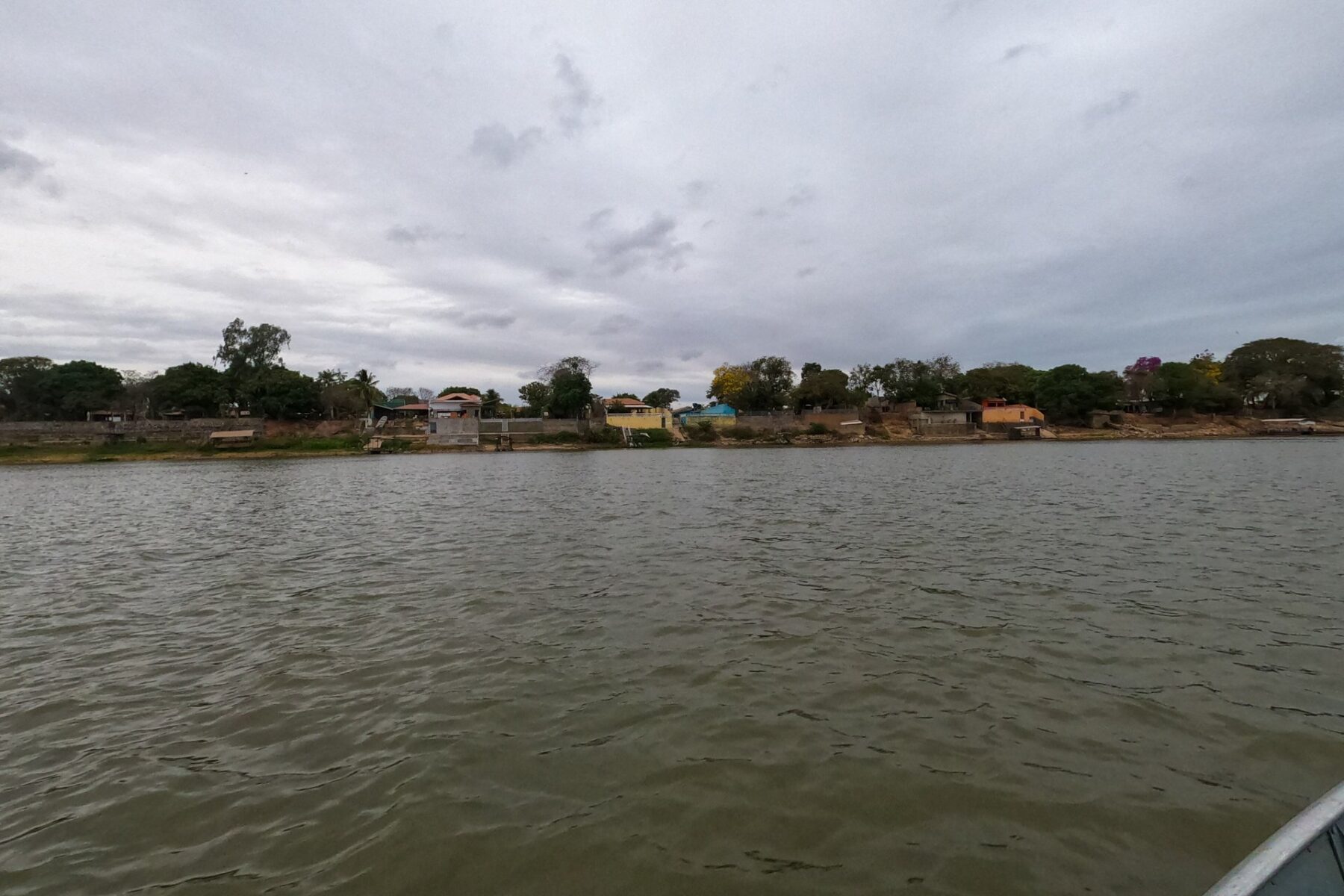 The Paraguay River waterfront at Cáceres in Mato Grosso, Brazil