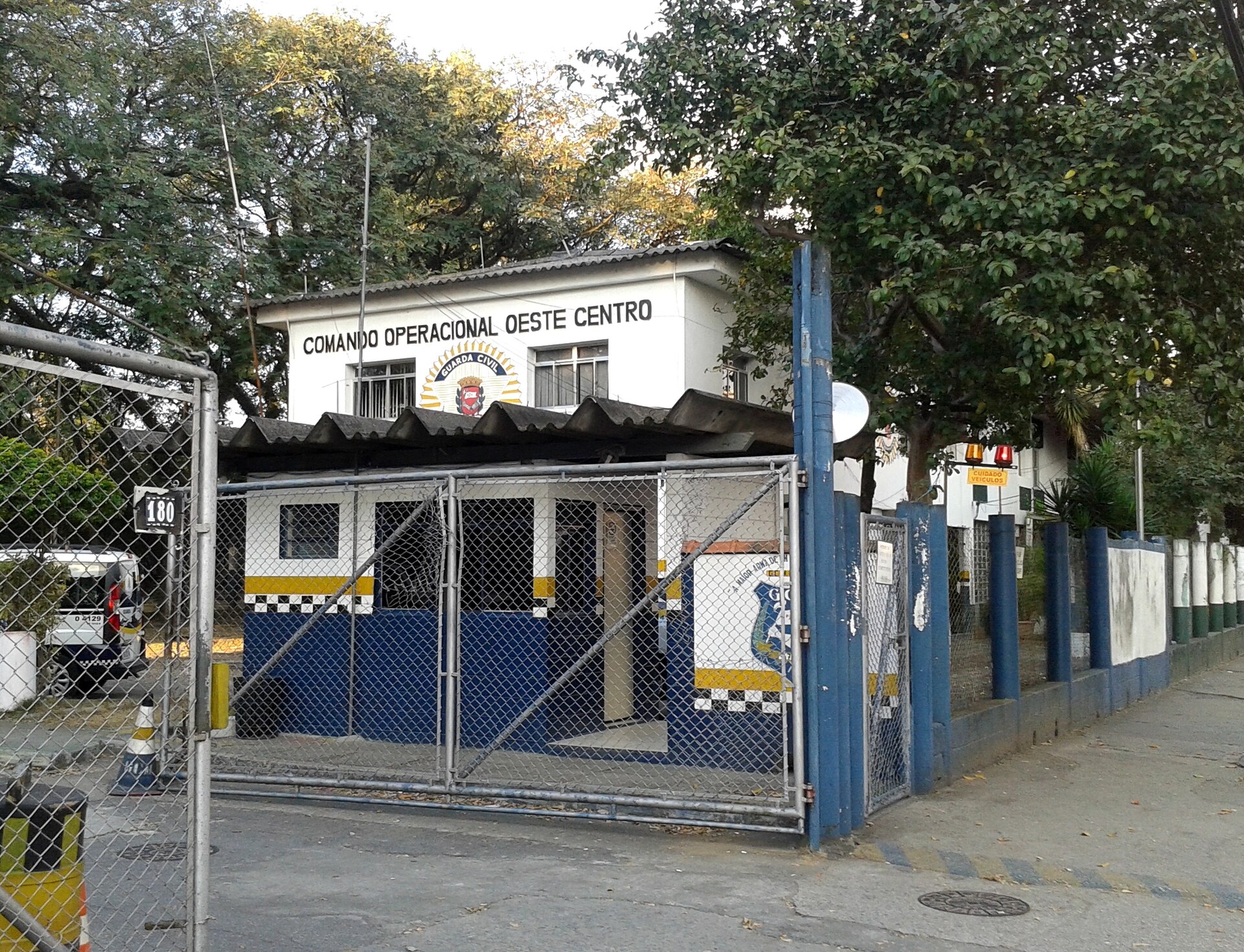 The Guarda Civil Metropolitana Oeste-Centro operational command building in Vila Leopoldina, São Paulo, Brazil