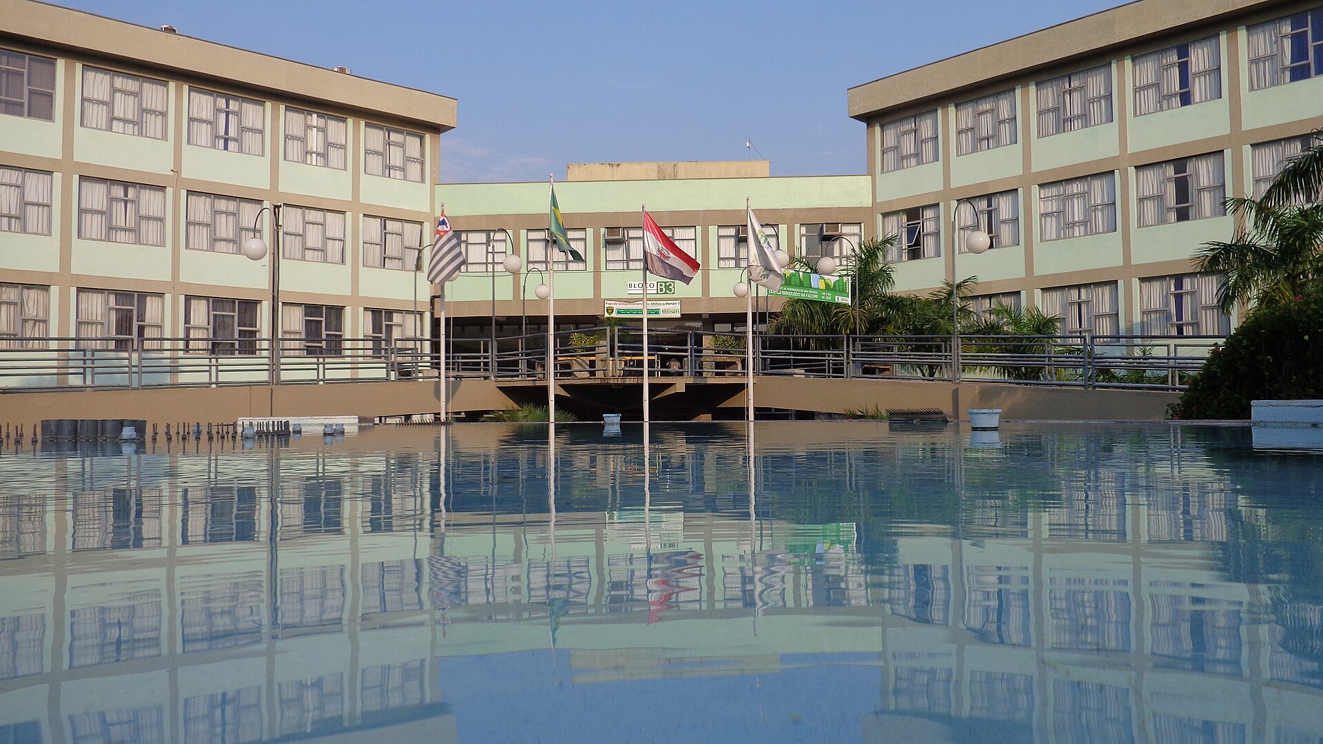 Block 3 of the Unoeste Campus II buildings in Presidente Prudente, Brazil