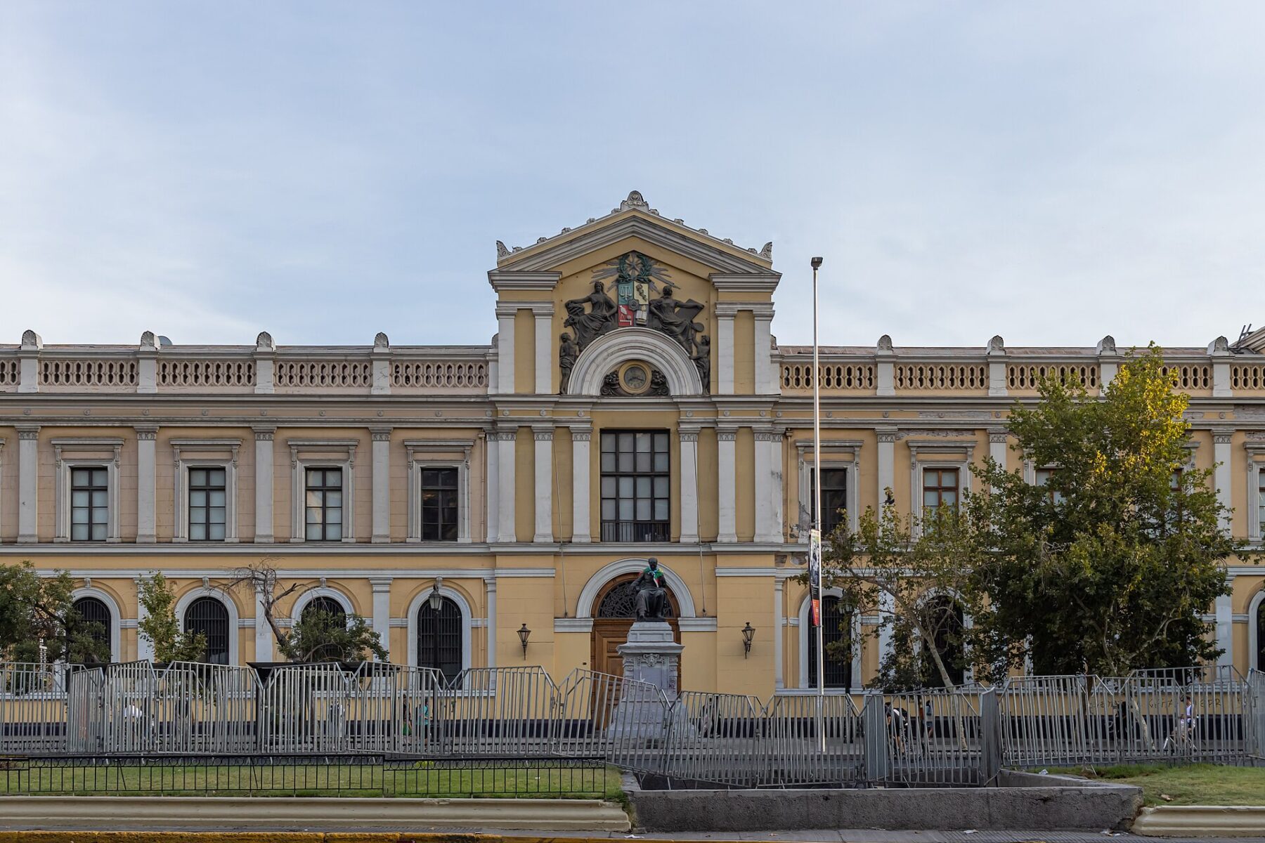 Casa Central of the University of Chile in Santiago, where Juan Pablo Cárdenas taught and directed Radio Universidad de Chile
