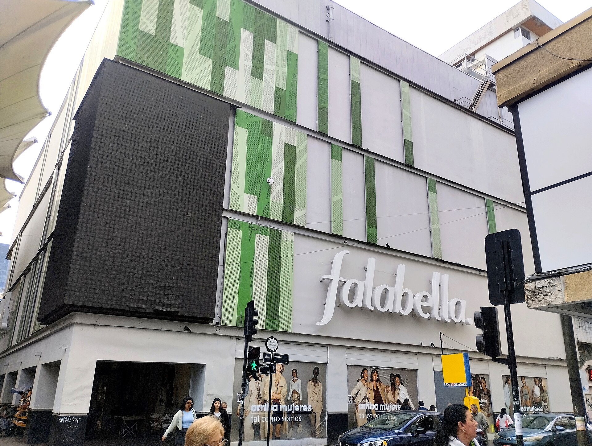 A Falabella department store on Barros Arana street in Concepcion, Chile