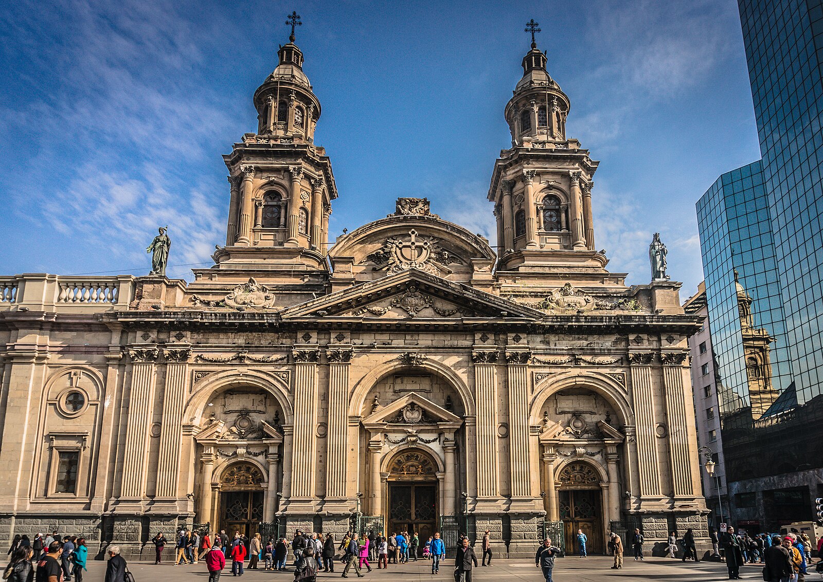 the Metropolitan Cathedral of Santiago