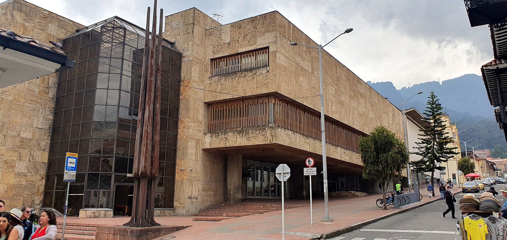 The administrative building of the Senate of Colombia in the La Candelaria district of Bogotá