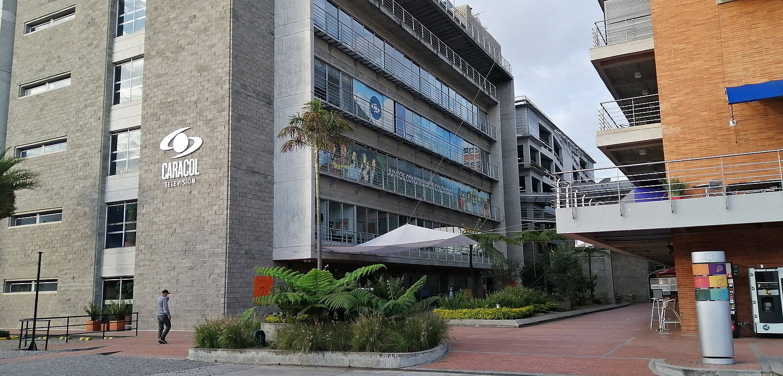 Colombia media and television: the Bogotá headquarters of Caracol Televisión