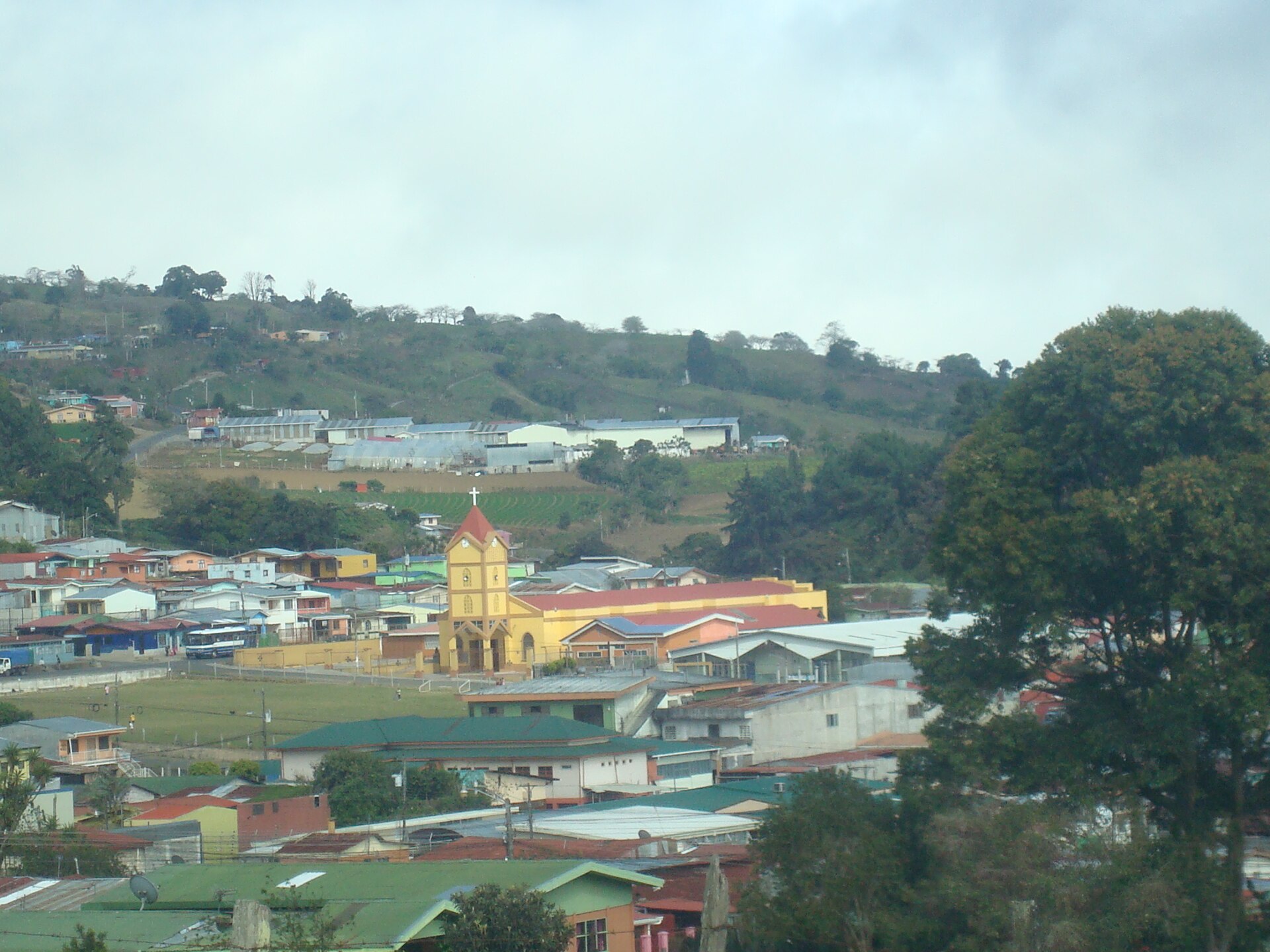 The town of Cot in Oreamuno, Cartago province, Costa Rica