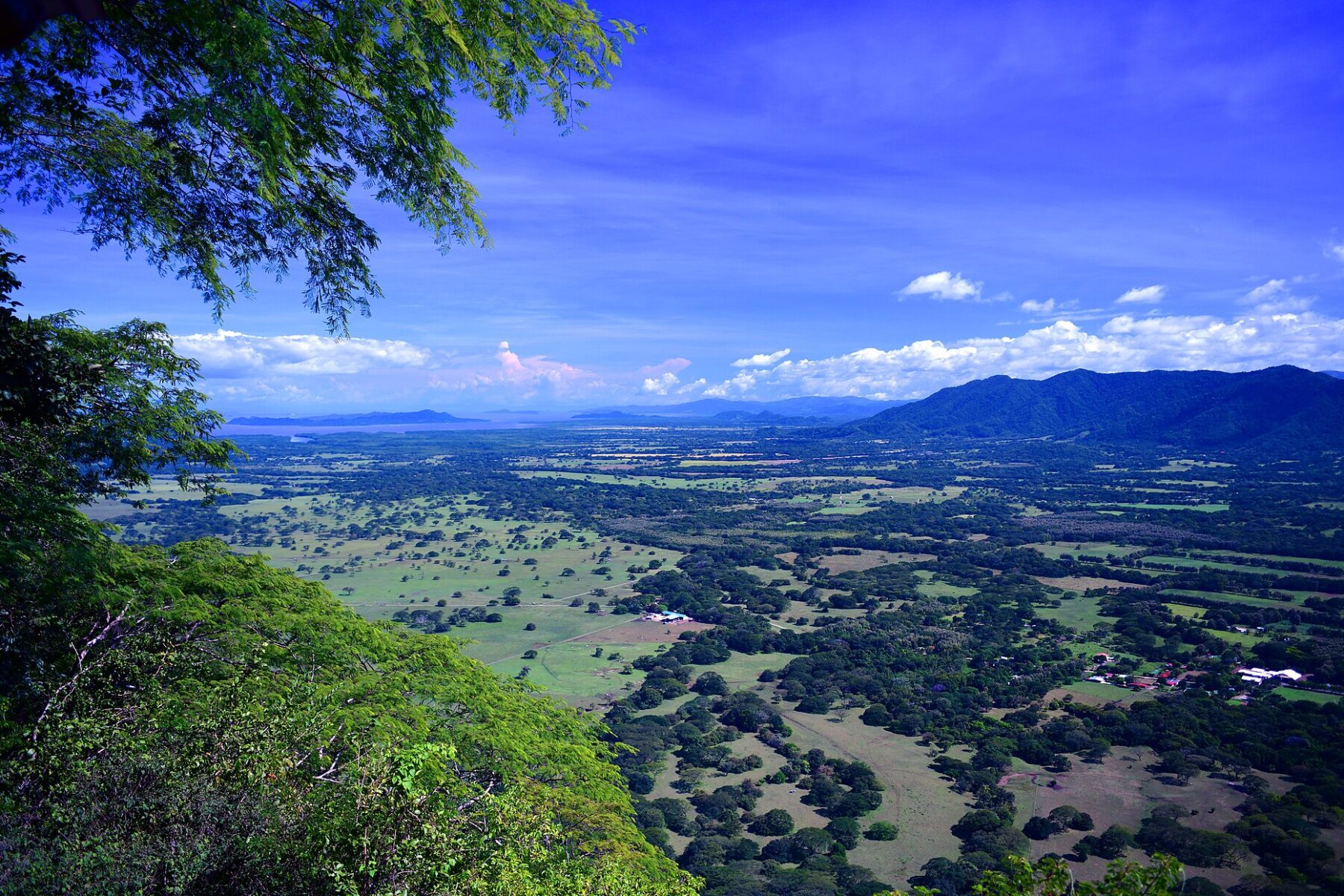 View over the Nicoya Peninsula in Guanacaste Province, Costa Rica, from Barra Honda National Park